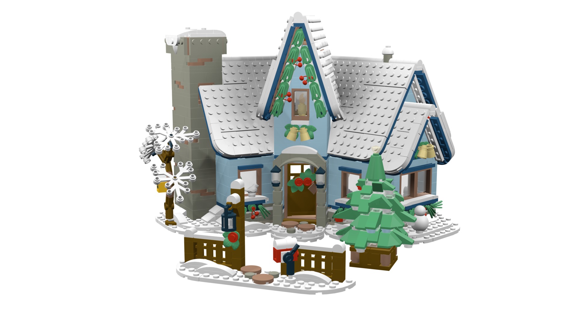 MocBricks3D - Lego 10293 Santa Visit 3D print model_55