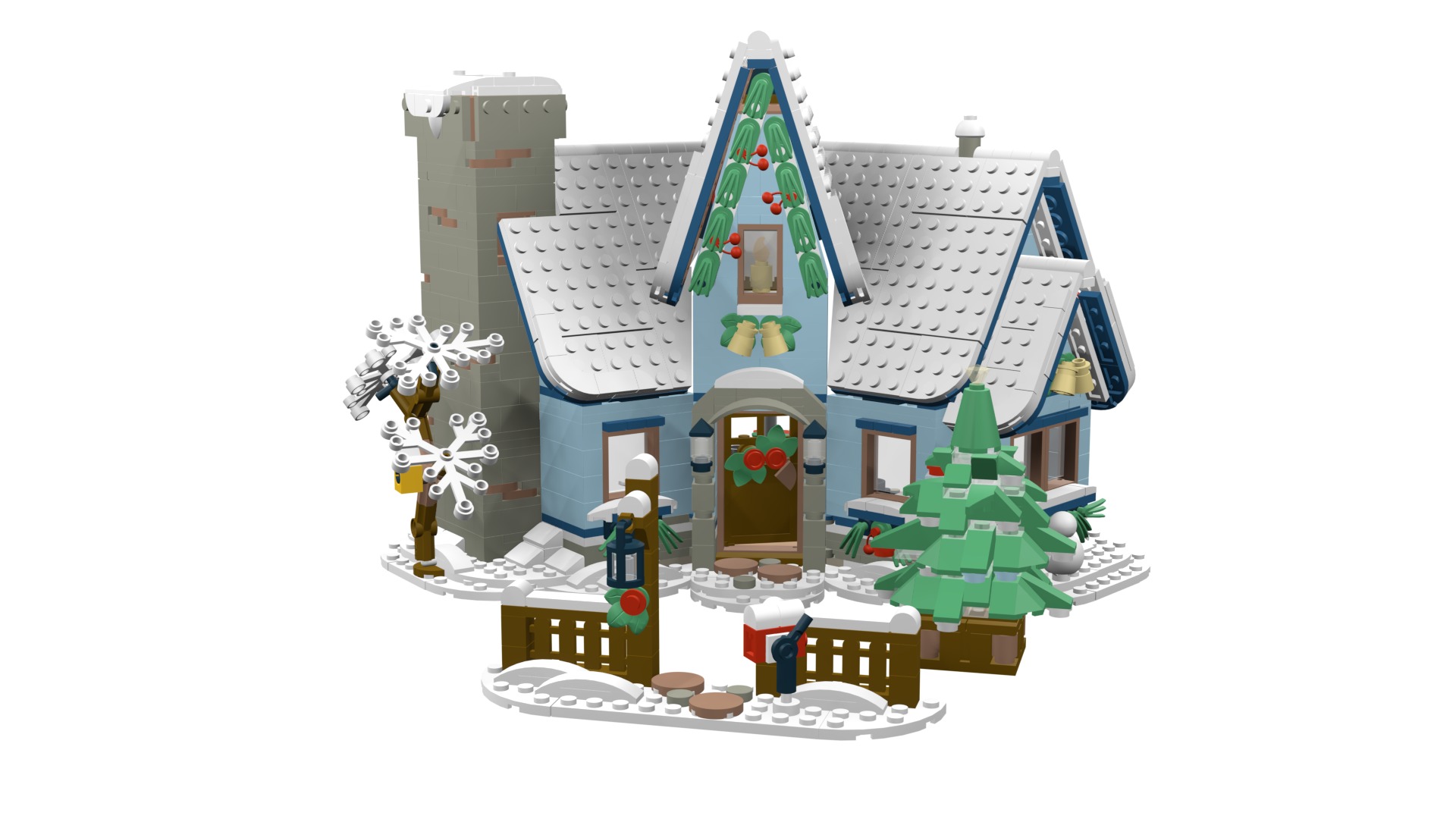 MocBricks3D - Lego 10293 Santa Visit 3D print model_12