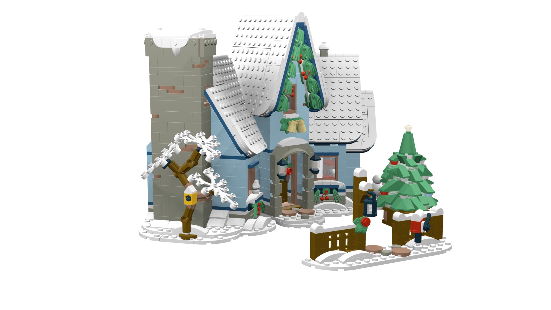 MocBricks3D - Lego 10293 Santa Visit 3D print model_17