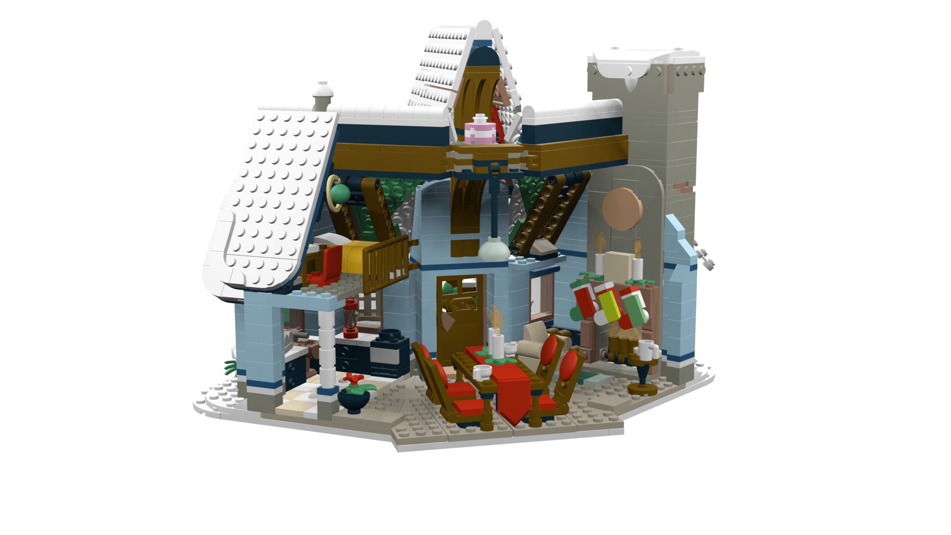 MocBricks3D - Lego 10293 Santa Visit 3D print model_36