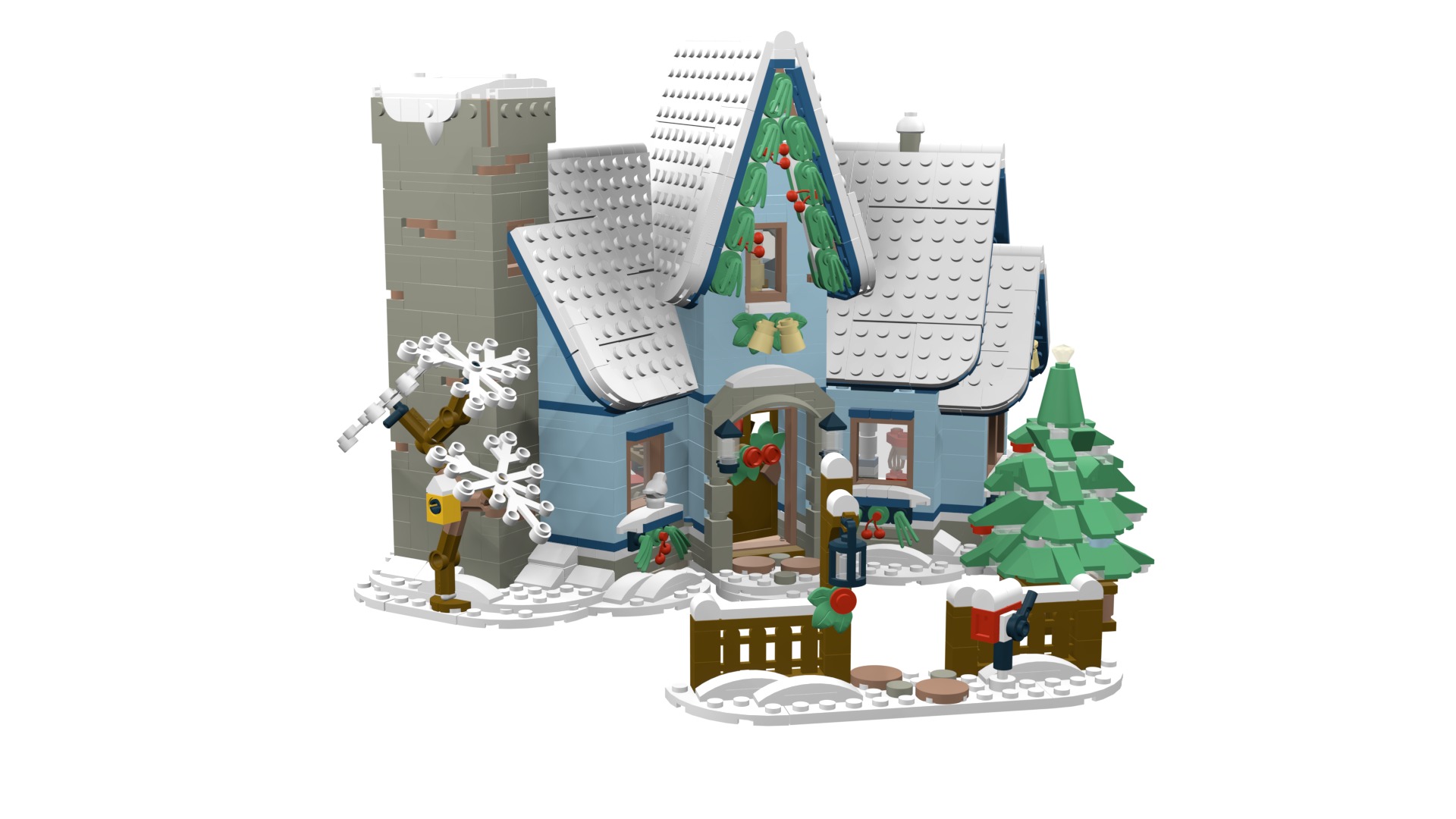 MocBricks3D - Lego 10293 Santa Visit 3D print model_15