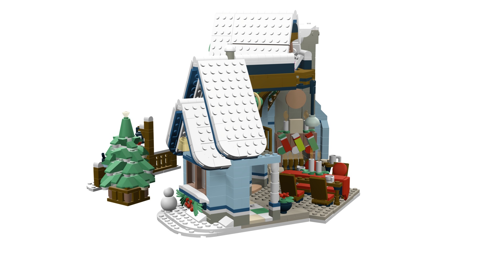 MocBricks3D - Lego 10293 Santa Visit 3D print model_42