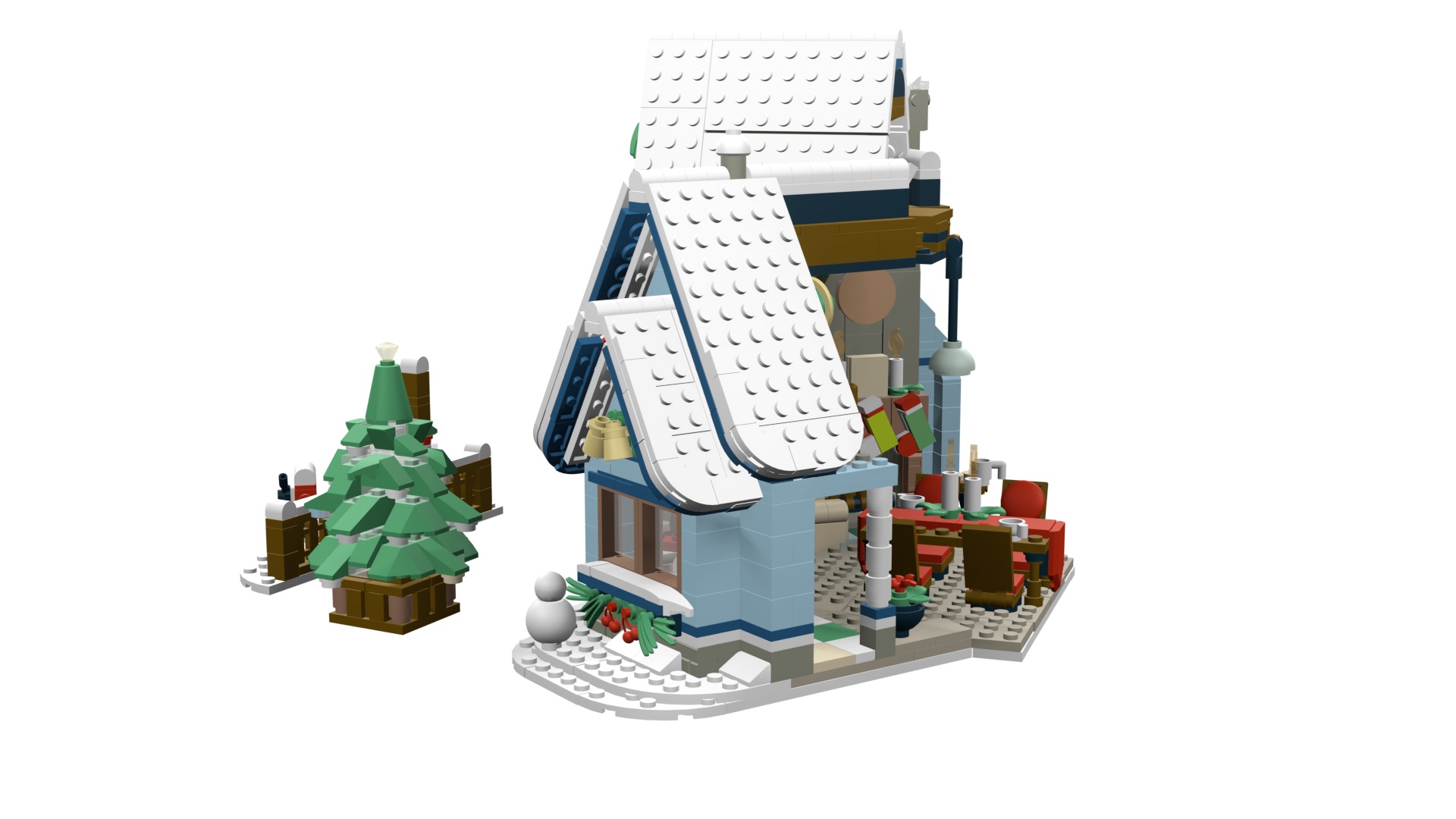 MocBricks3D - Lego 10293 Santa Visit 3D print model_43
