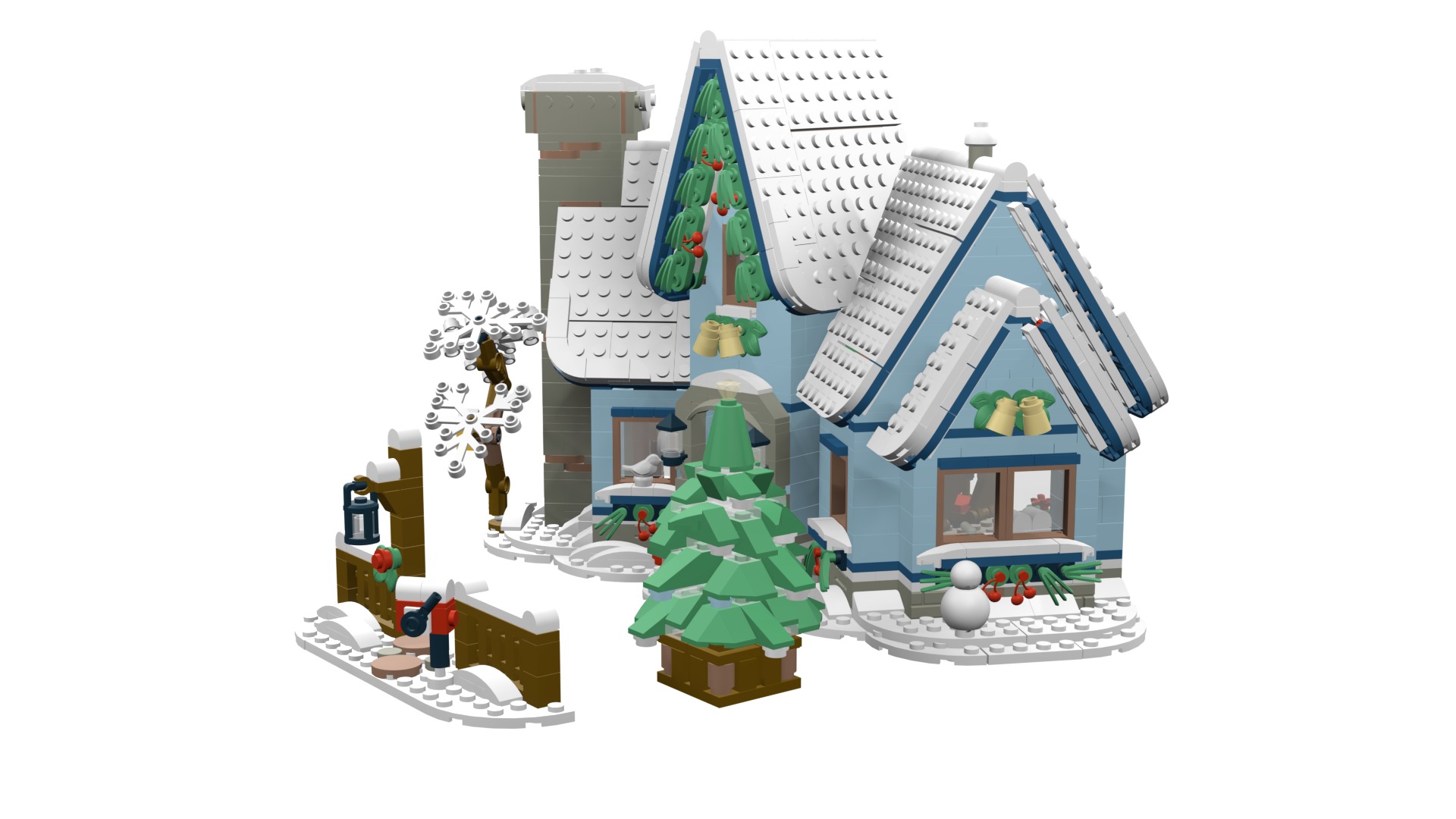 MocBricks3D - Lego 10293 Santa Visit 3D print model_51