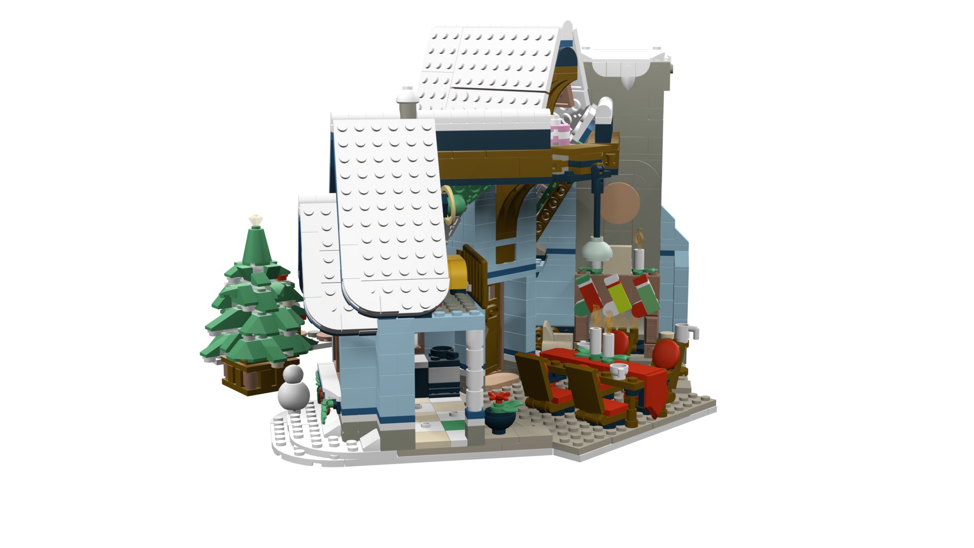 MocBricks3D - Lego 10293 Santa Visit 3D print model_40