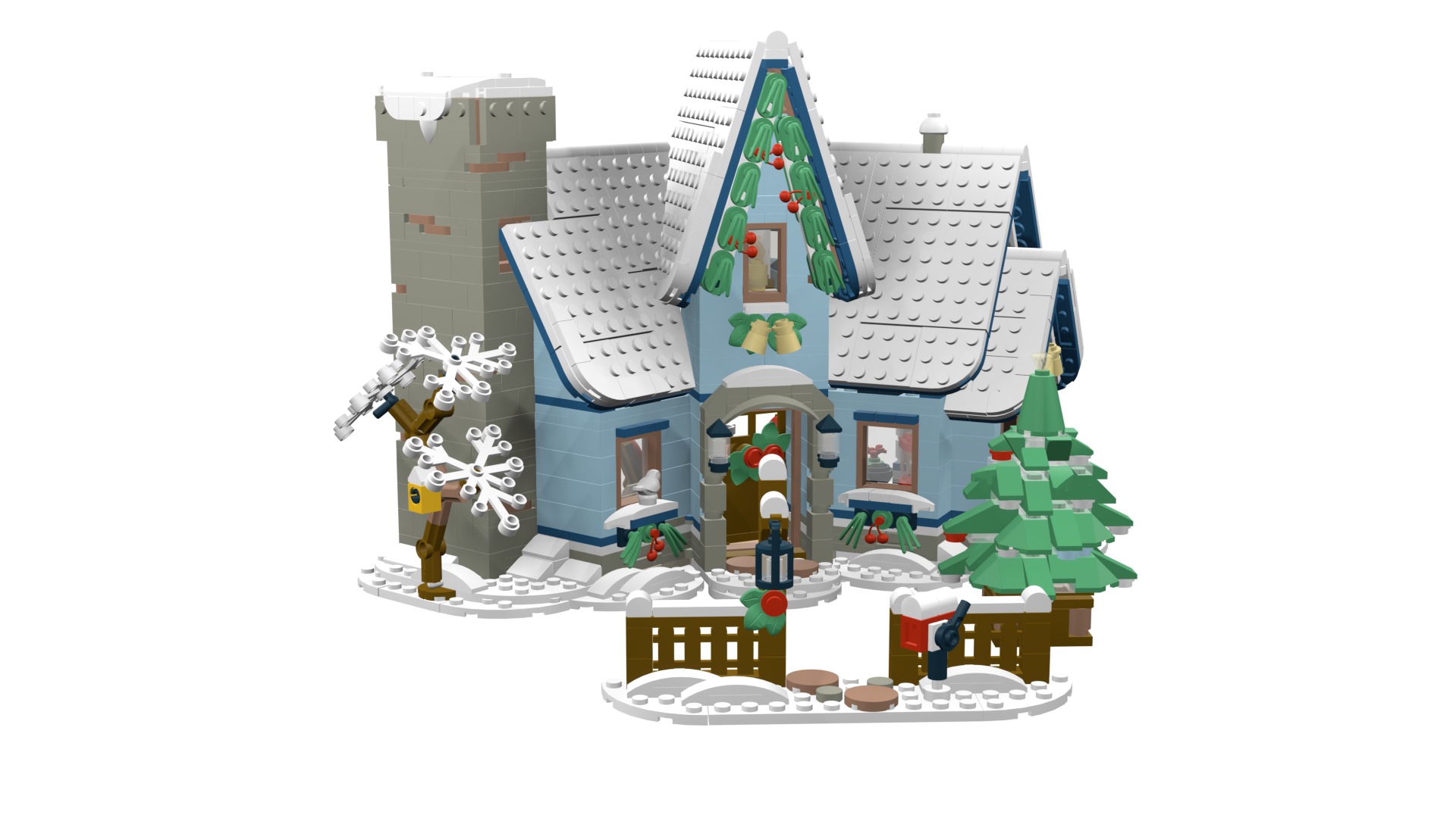 MocBricks3D - Lego 10293 Santa Visit 3D print model_14