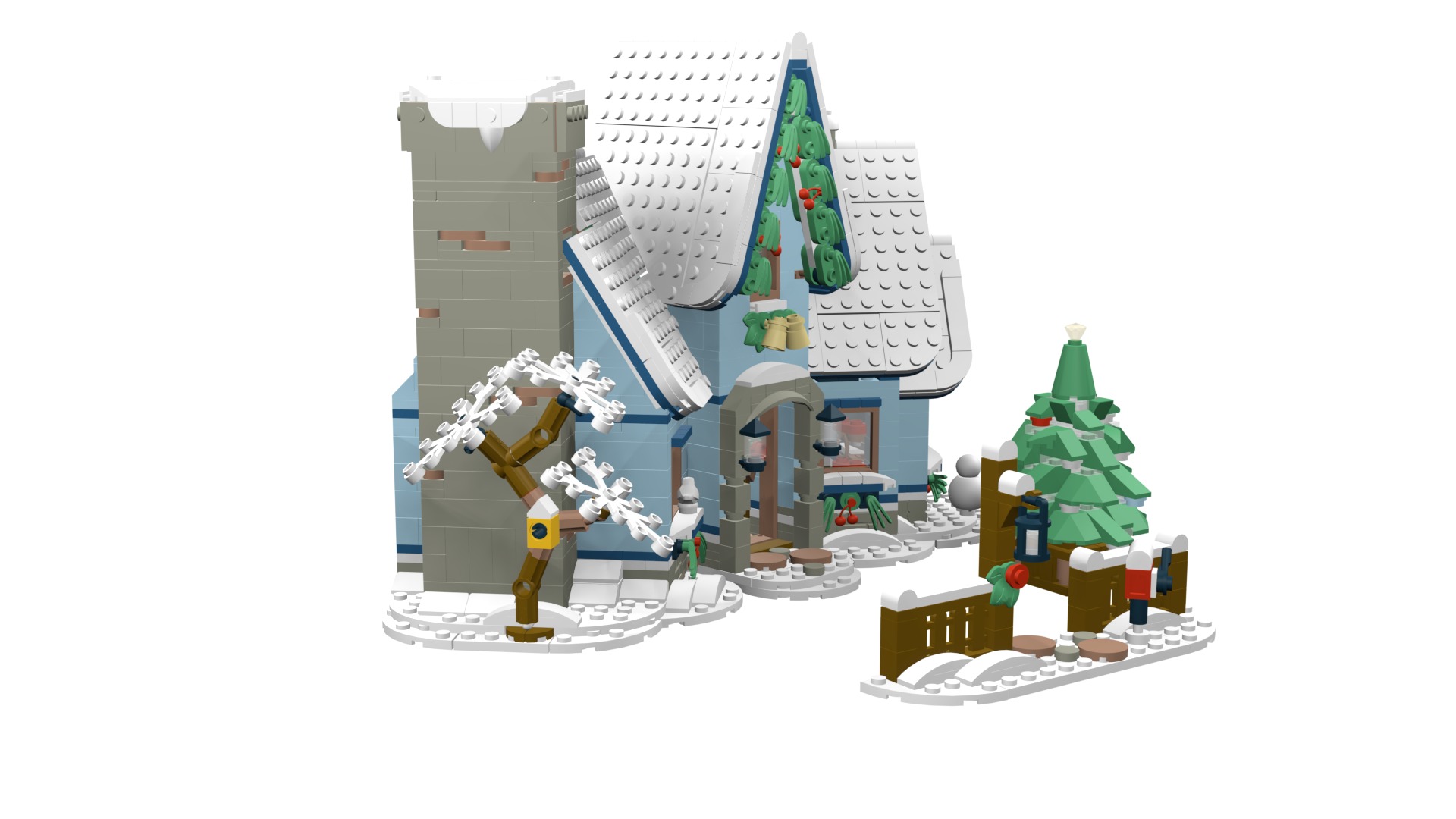 MocBricks3D - Lego 10293 Santa Visit 3D print model_18