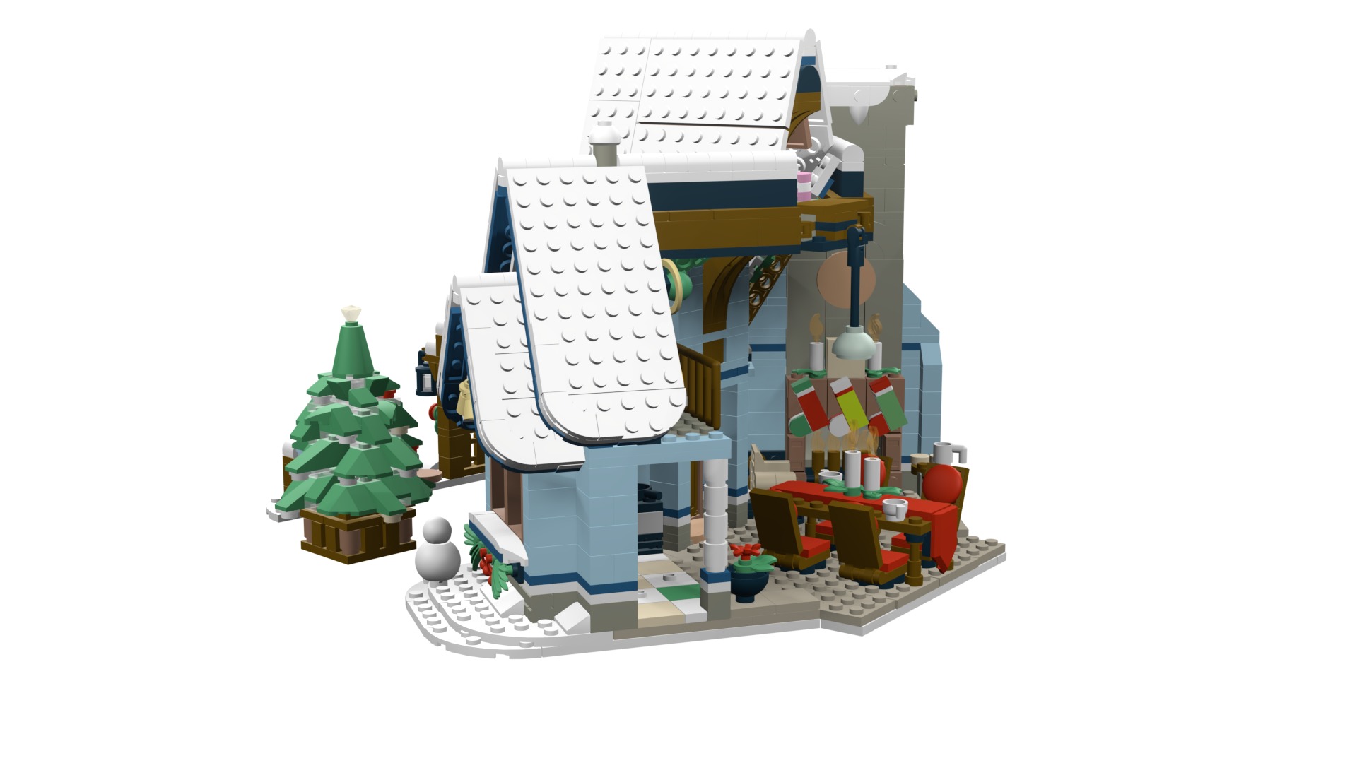 MocBricks3D - Lego 10293 Santa Visit 3D print model_41