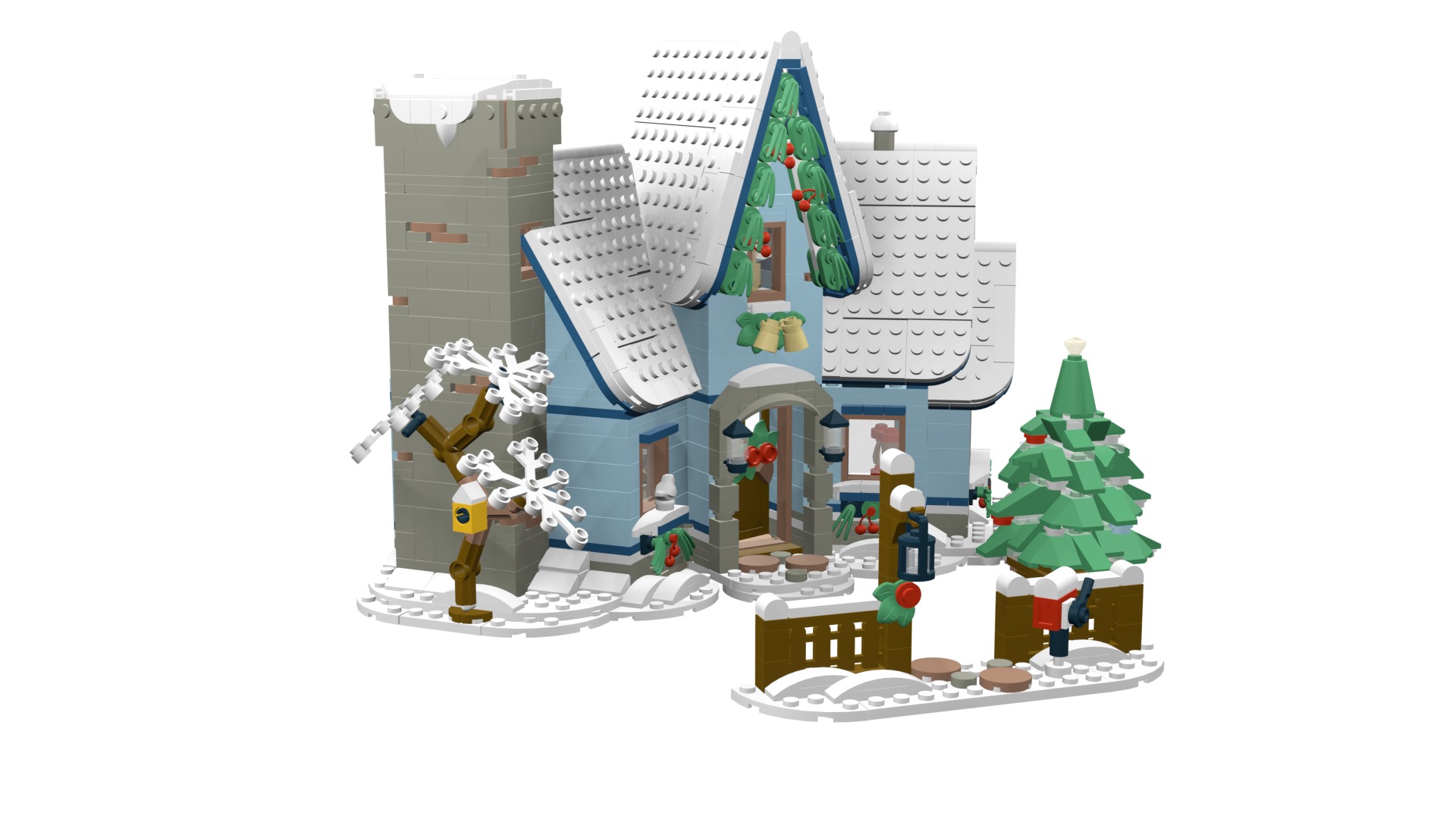 MocBricks3D - Lego 10293 Santa Visit 3D print model_16