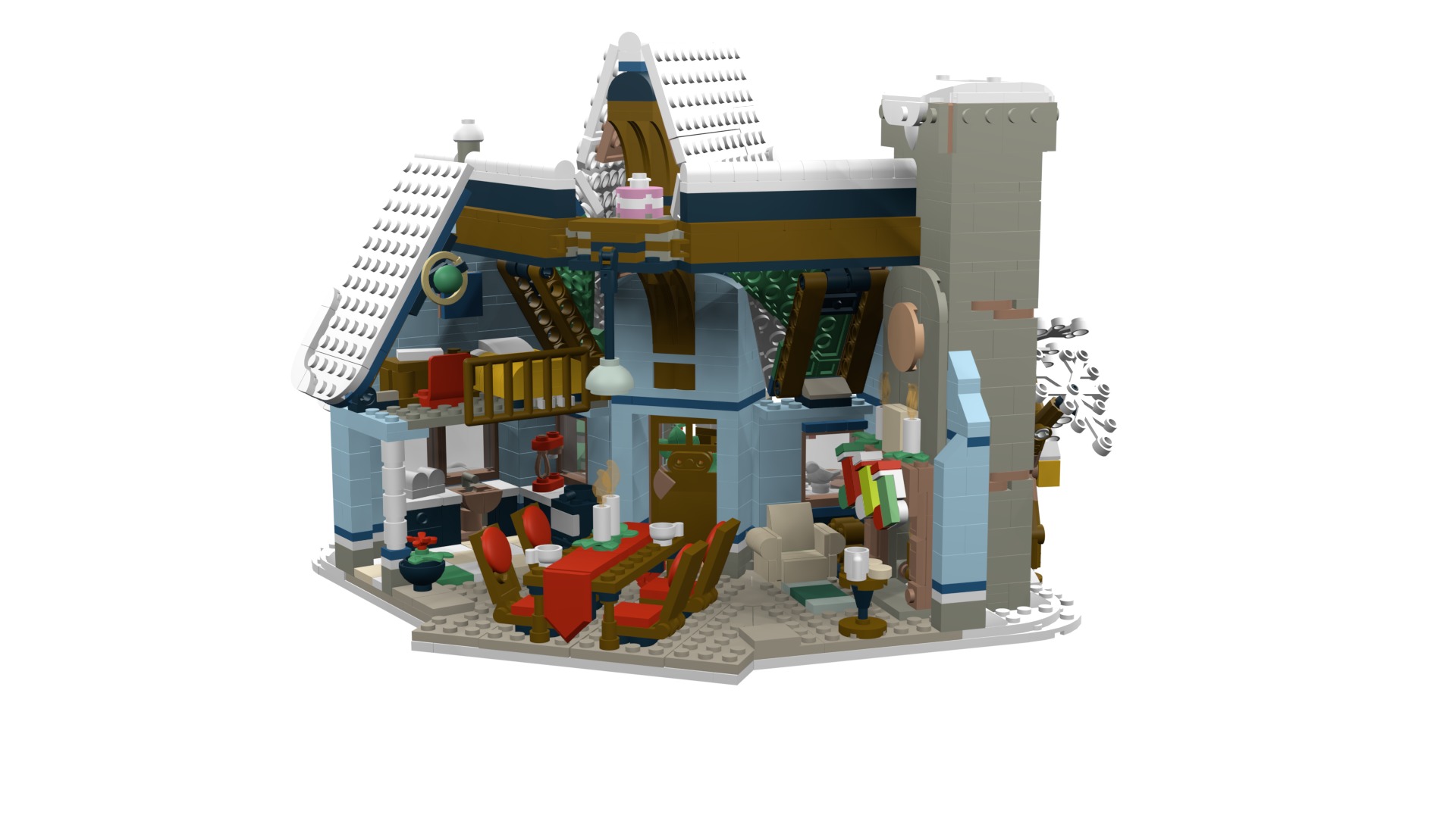 MocBricks3D - Lego 10293 Santa Visit 3D print model_32