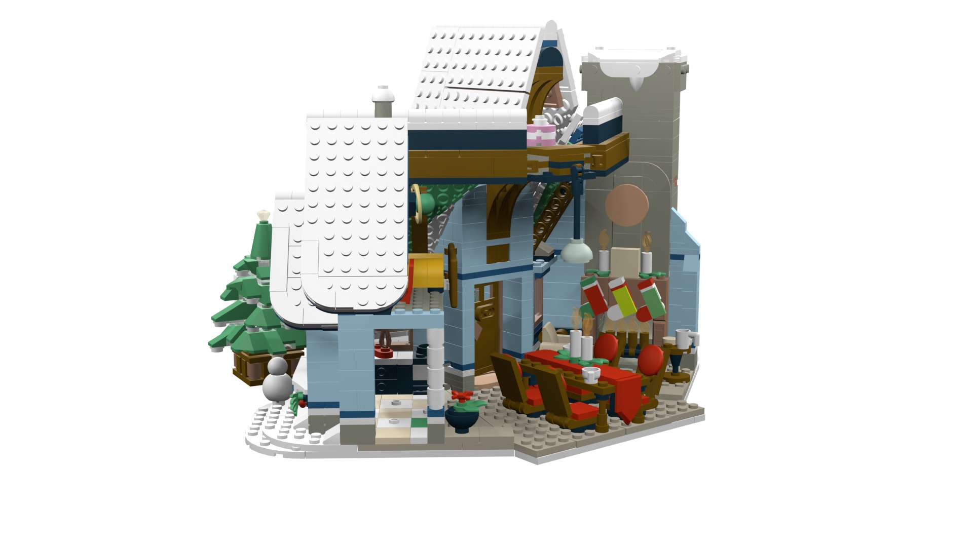 MocBricks3D - Lego 10293 Santa Visit 3D print model_39