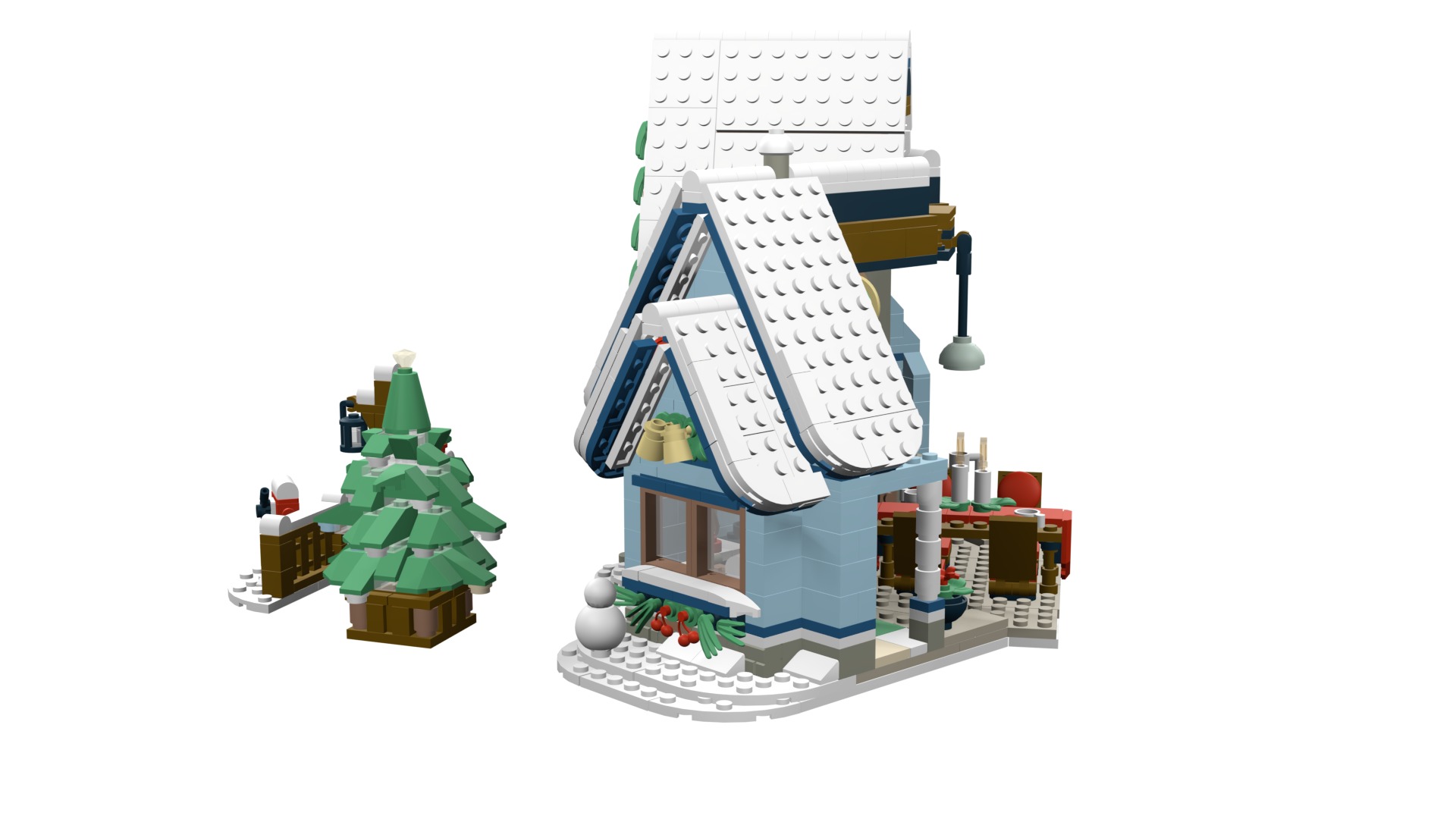 MocBricks3D - Lego 10293 Santa Visit 3D print model_44