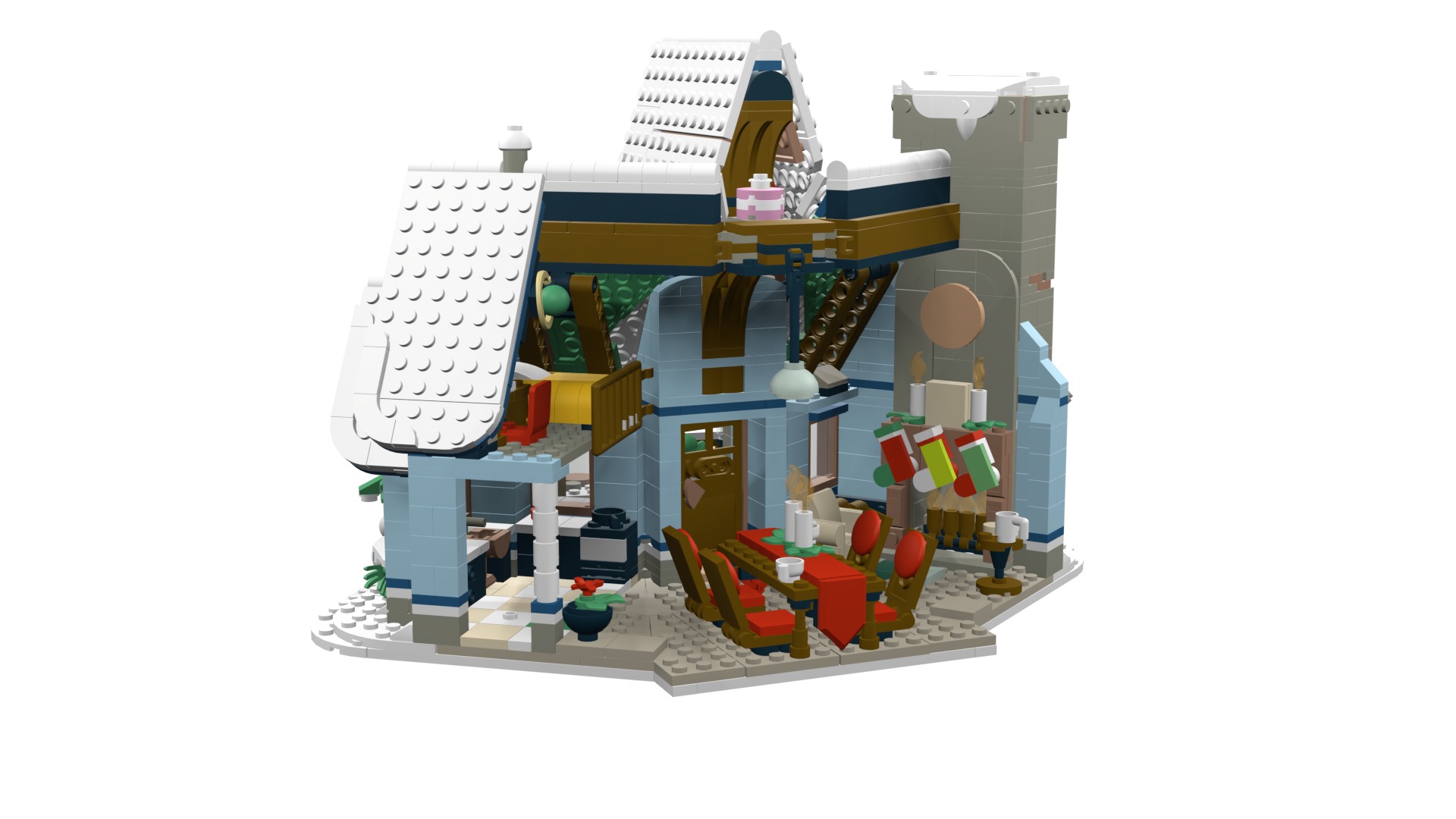 MocBricks3D - Lego 10293 Santa Visit 3D print model_37