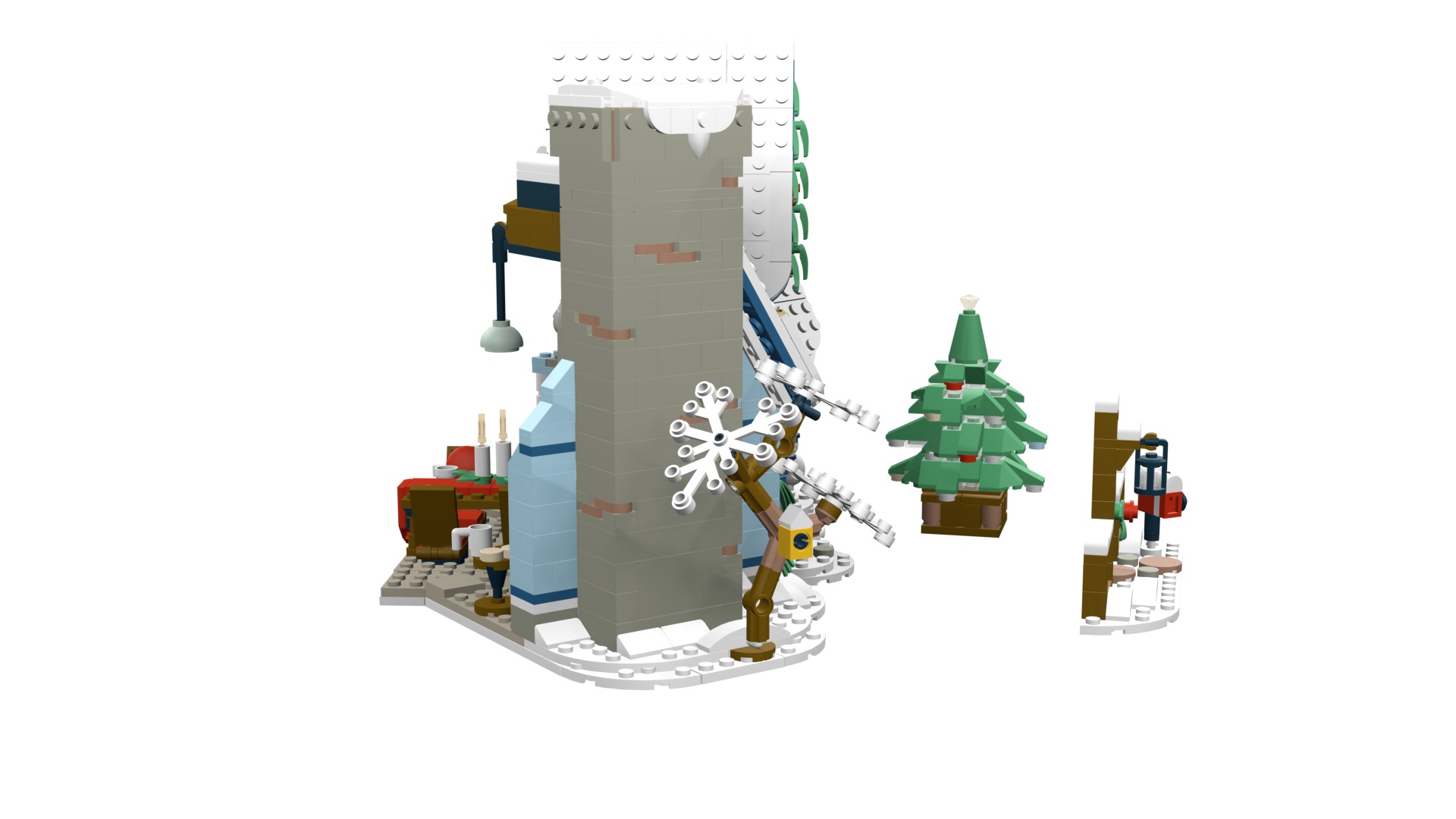 MocBricks3D - Lego 10293 Santa Visit 3D print model_23