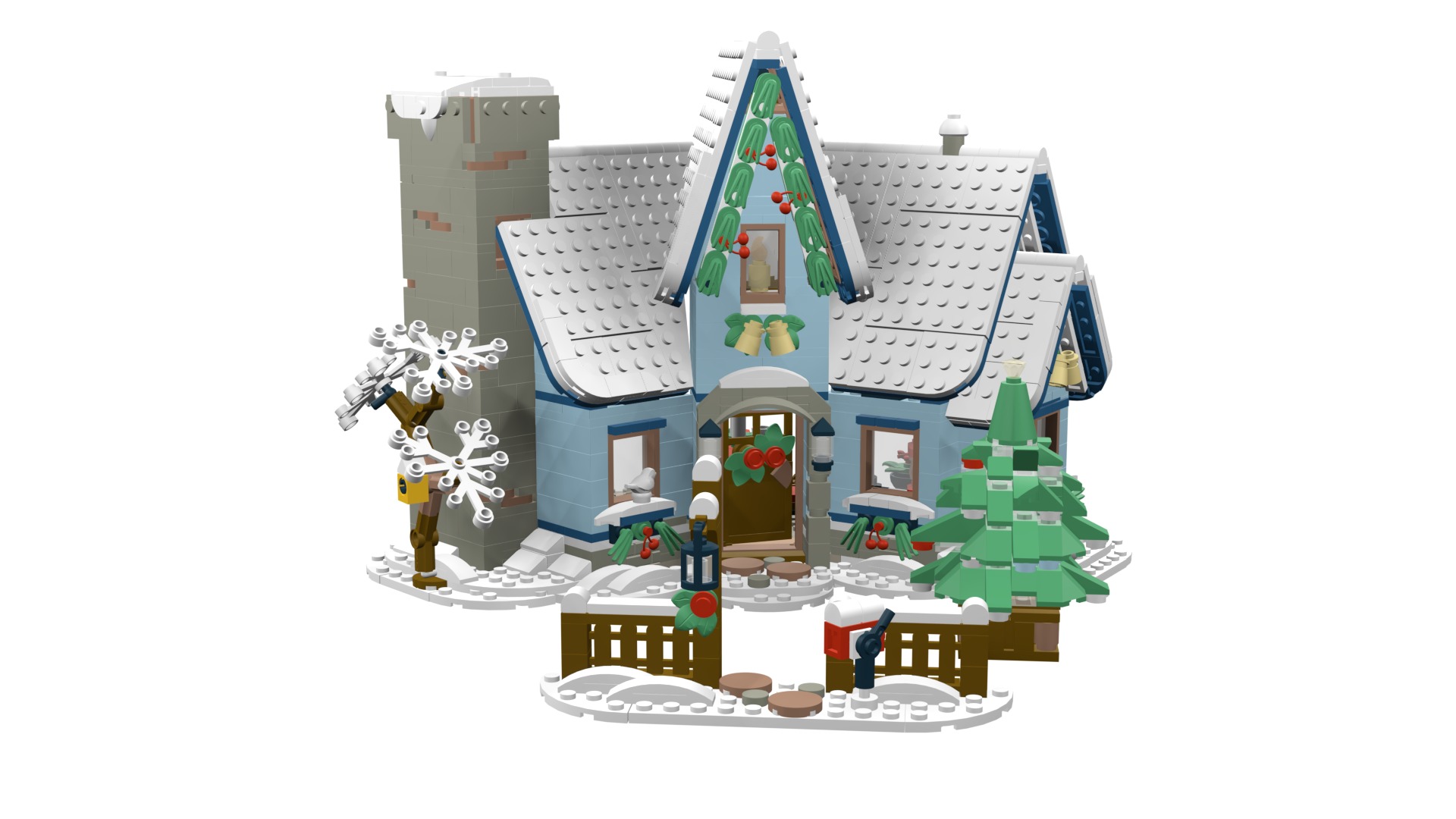 MocBricks3D - Lego 10293 Santa Visit 3D print model_13