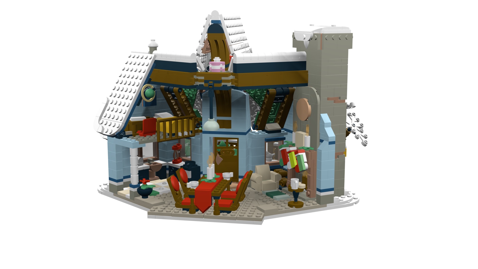 MocBricks3D - Lego 10293 Santa Visit 3D print model_33