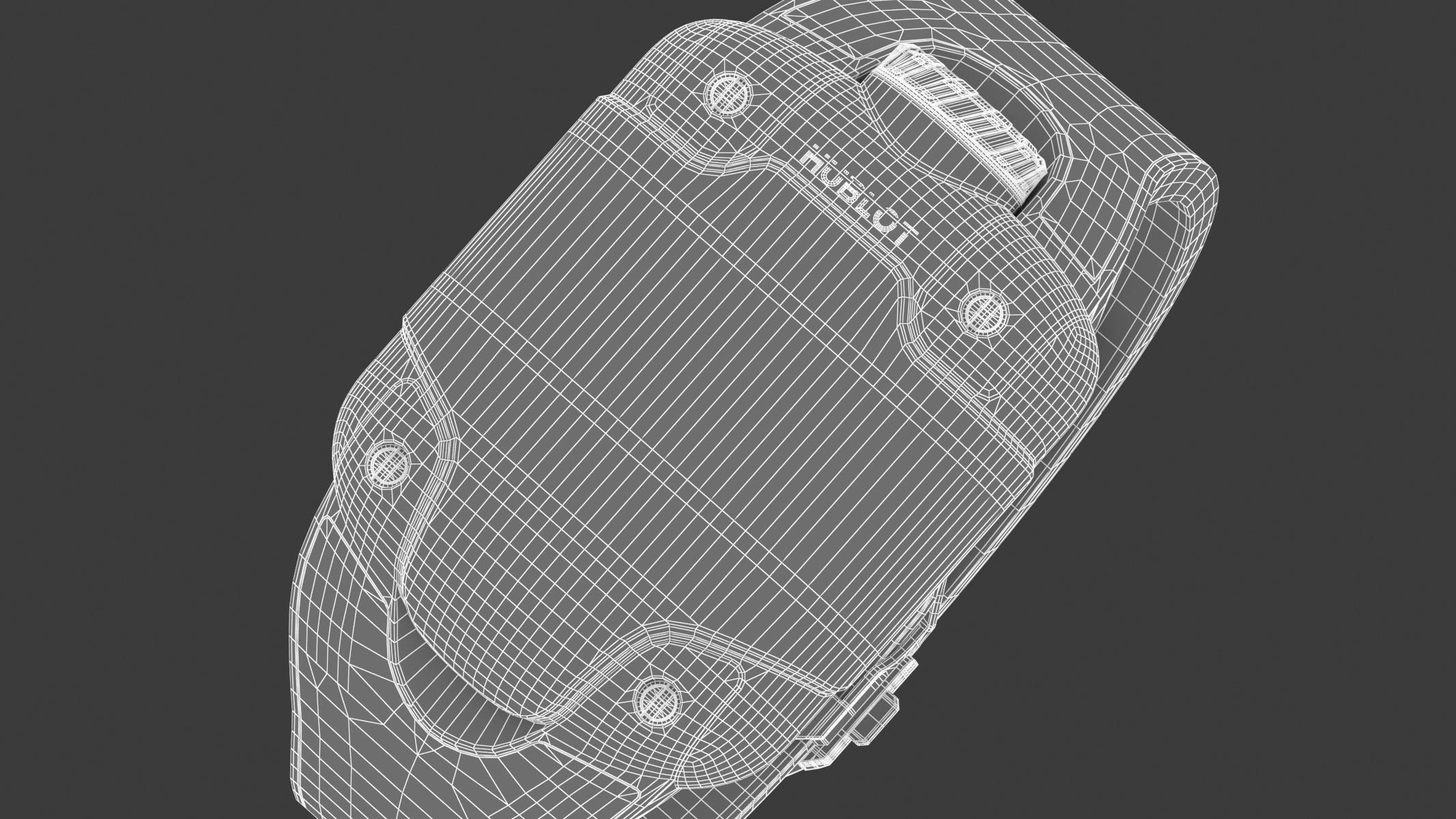 Hublot MP-10 Tourbillon Weight Energy System Titanium Watch 3D model_20