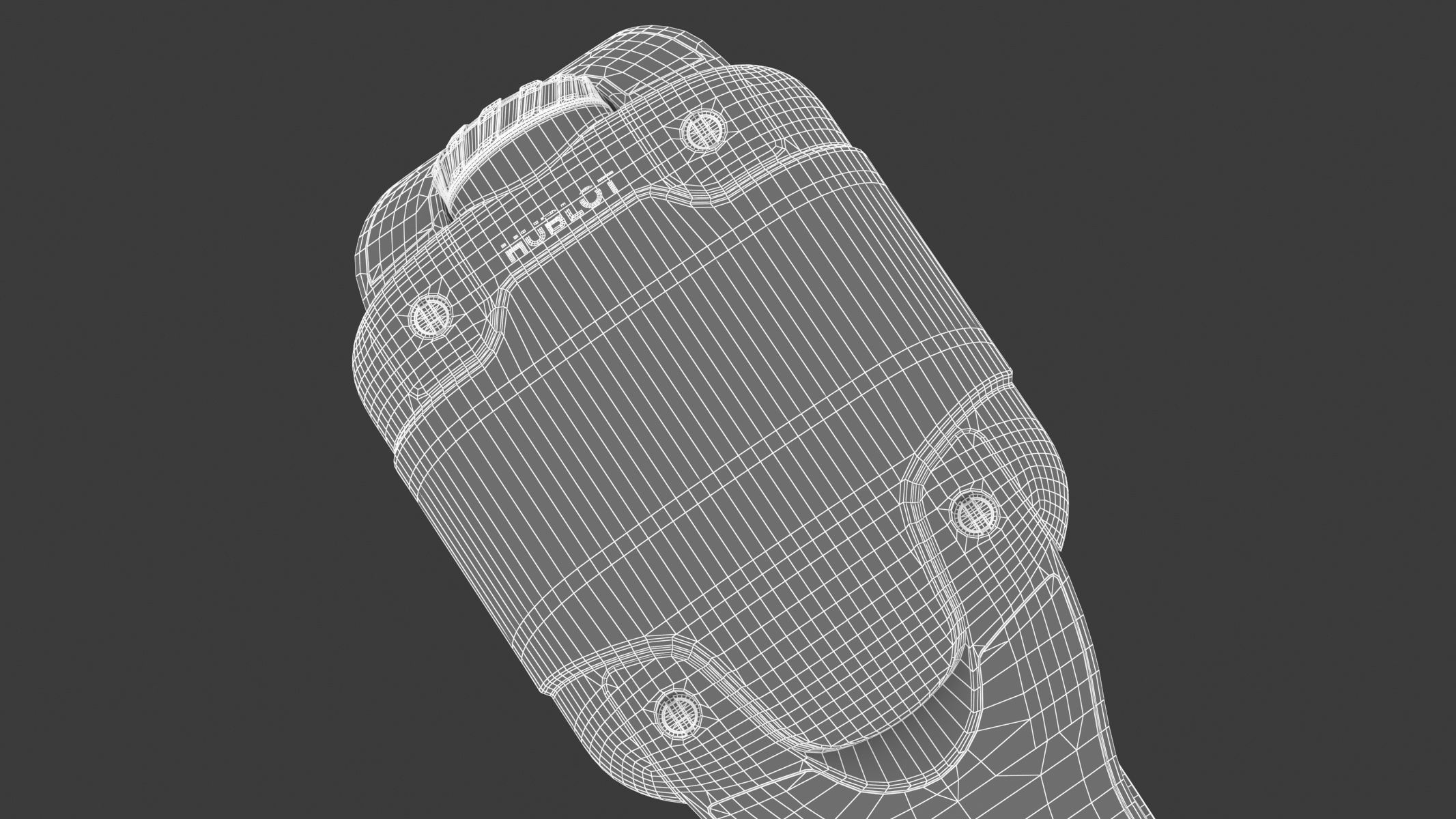 Hublot MP-10 Tourbillon Weight Energy System Titanium Watch 3D model_15