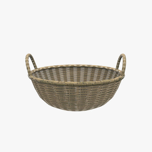 Basket V02 Low-poly 3D model