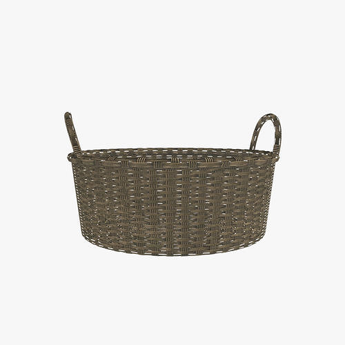 Basket V03 Low-poly 3D model
