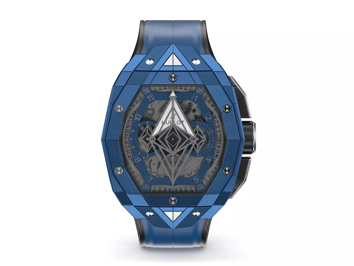 Hublot Spirit of Big Bang Sang Bleu Blue Luxury Watch 3D model_0