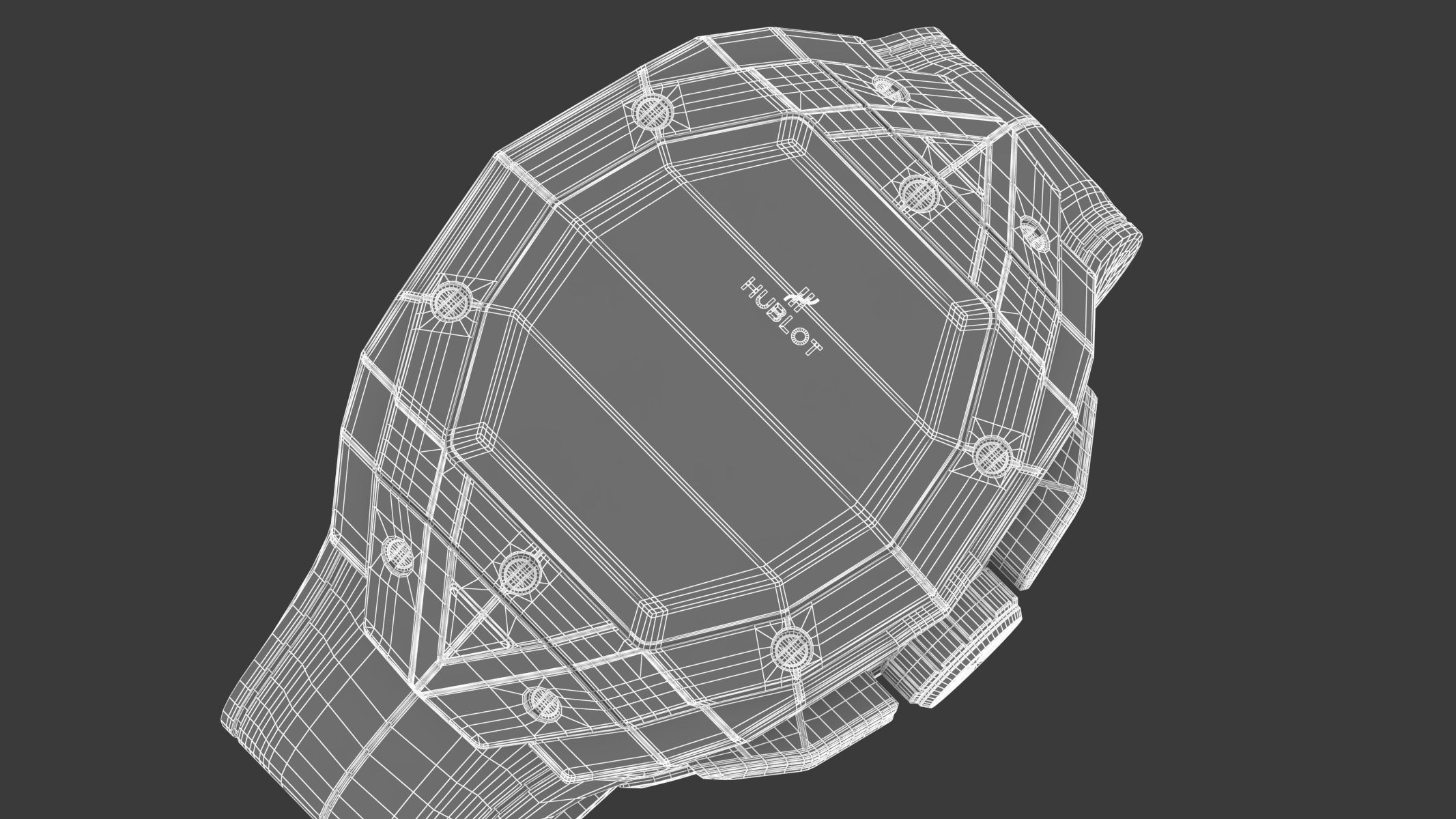 Hublot Spirit of Big Bang Sang Bleu Blue Luxury Watch 3D model_14