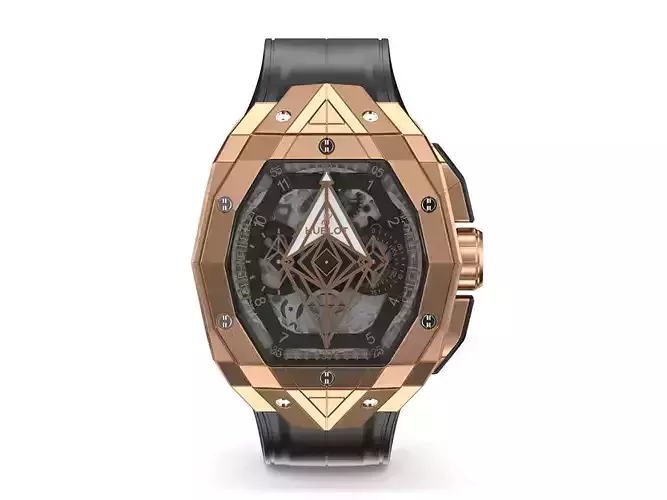Hublot Spirit of Big Bang Sang Bleu Gold Luxury Watch