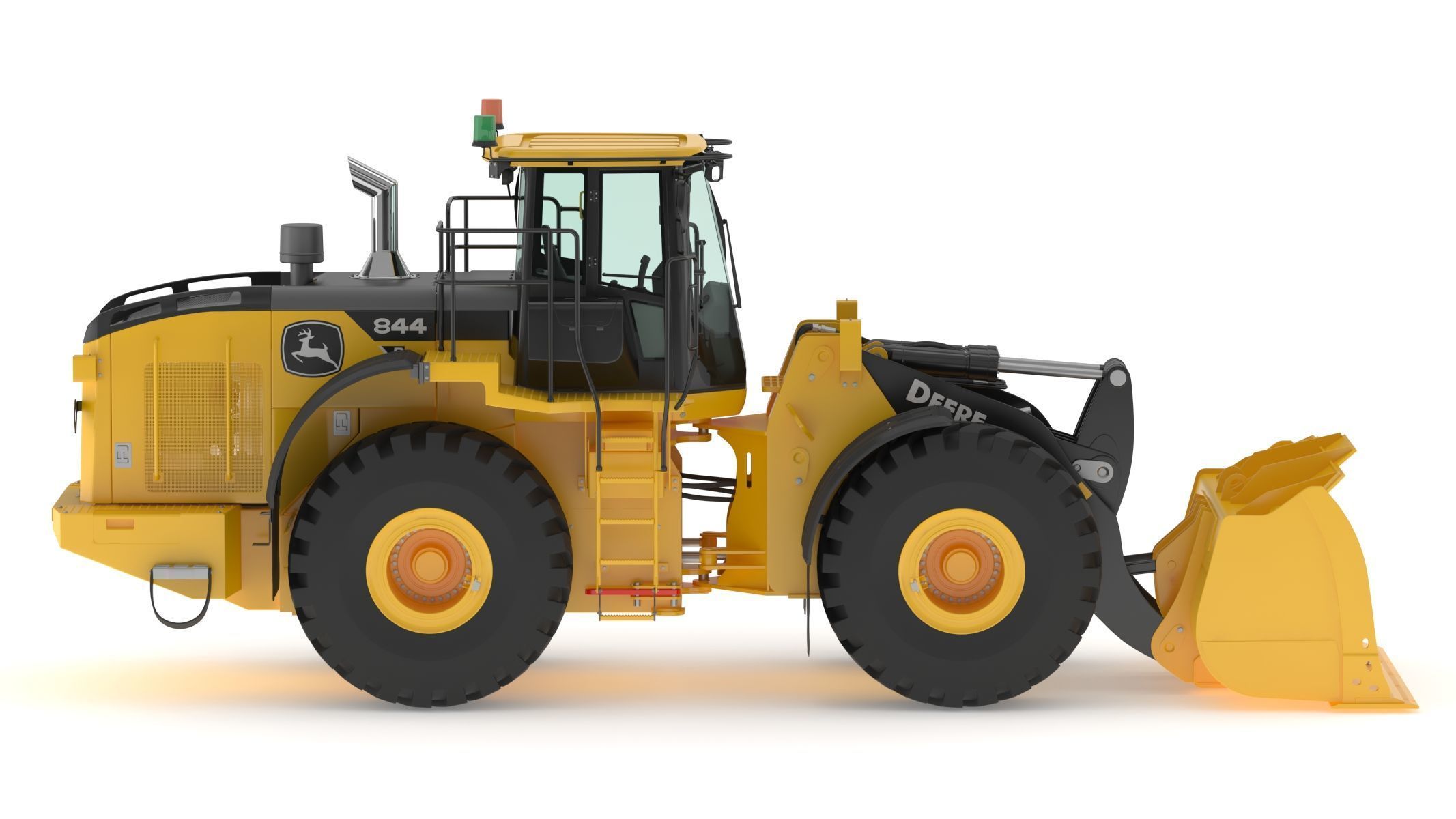 John Deere 844 P-Tier Wheel Loader 3D model_7
