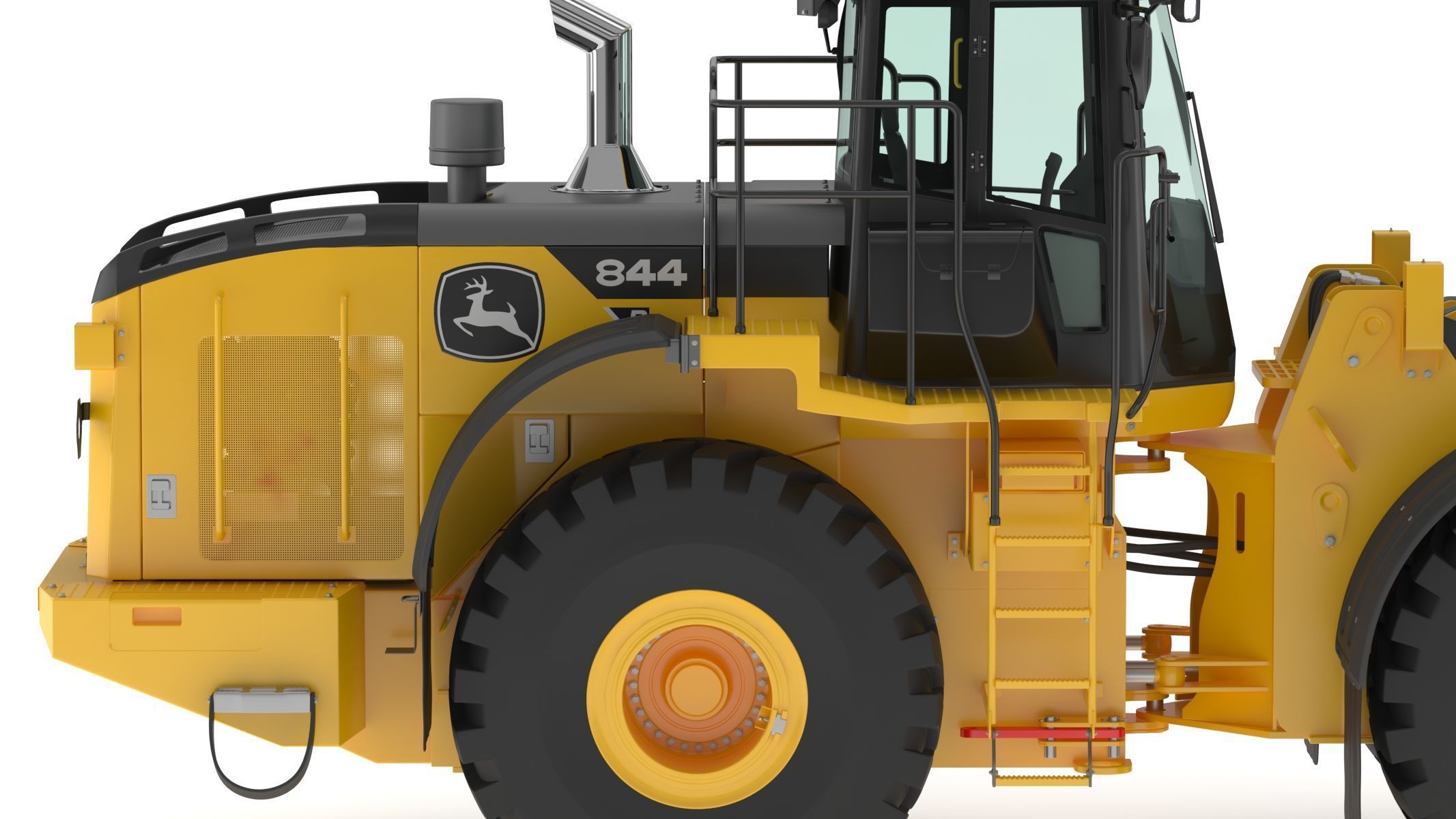 John Deere 844 P-Tier Wheel Loader 3D model_22