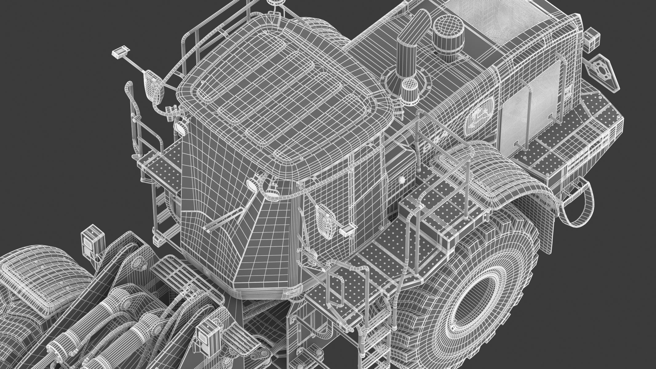 John Deere 844 P-Tier Wheel Loader 3D model_44