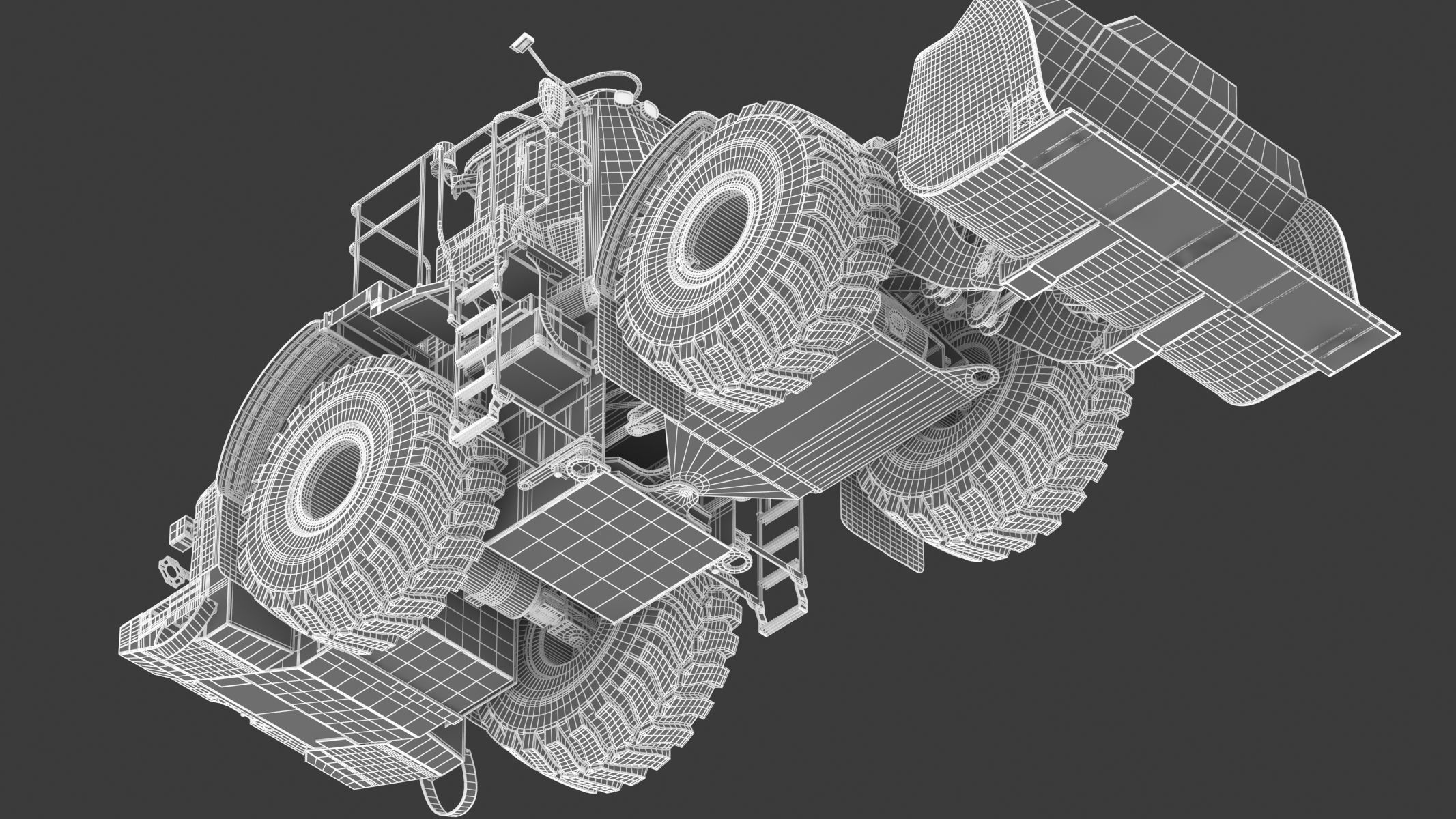 John Deere 844 P-Tier Wheel Loader 3D model_43