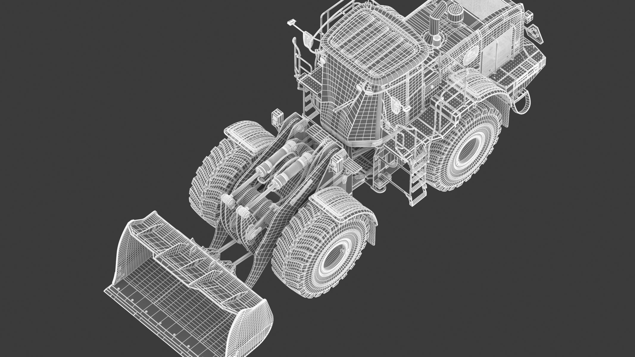 John Deere 844 P-Tier Wheel Loader 3D model_31
