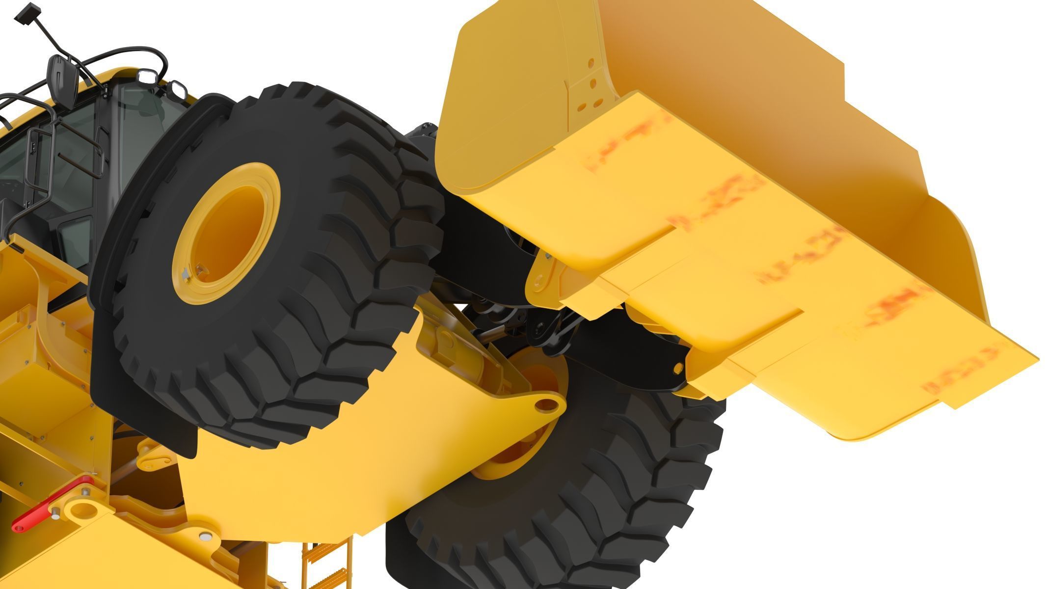 John Deere 844 P-Tier Wheel Loader 3D model_18