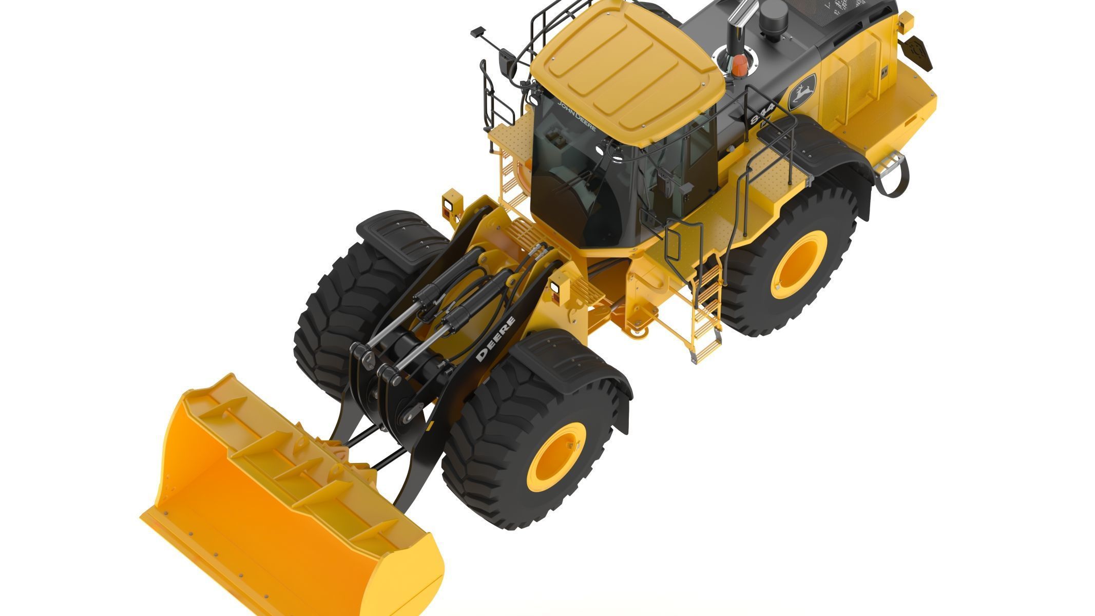John Deere 844 P-Tier Wheel Loader 3D model_2