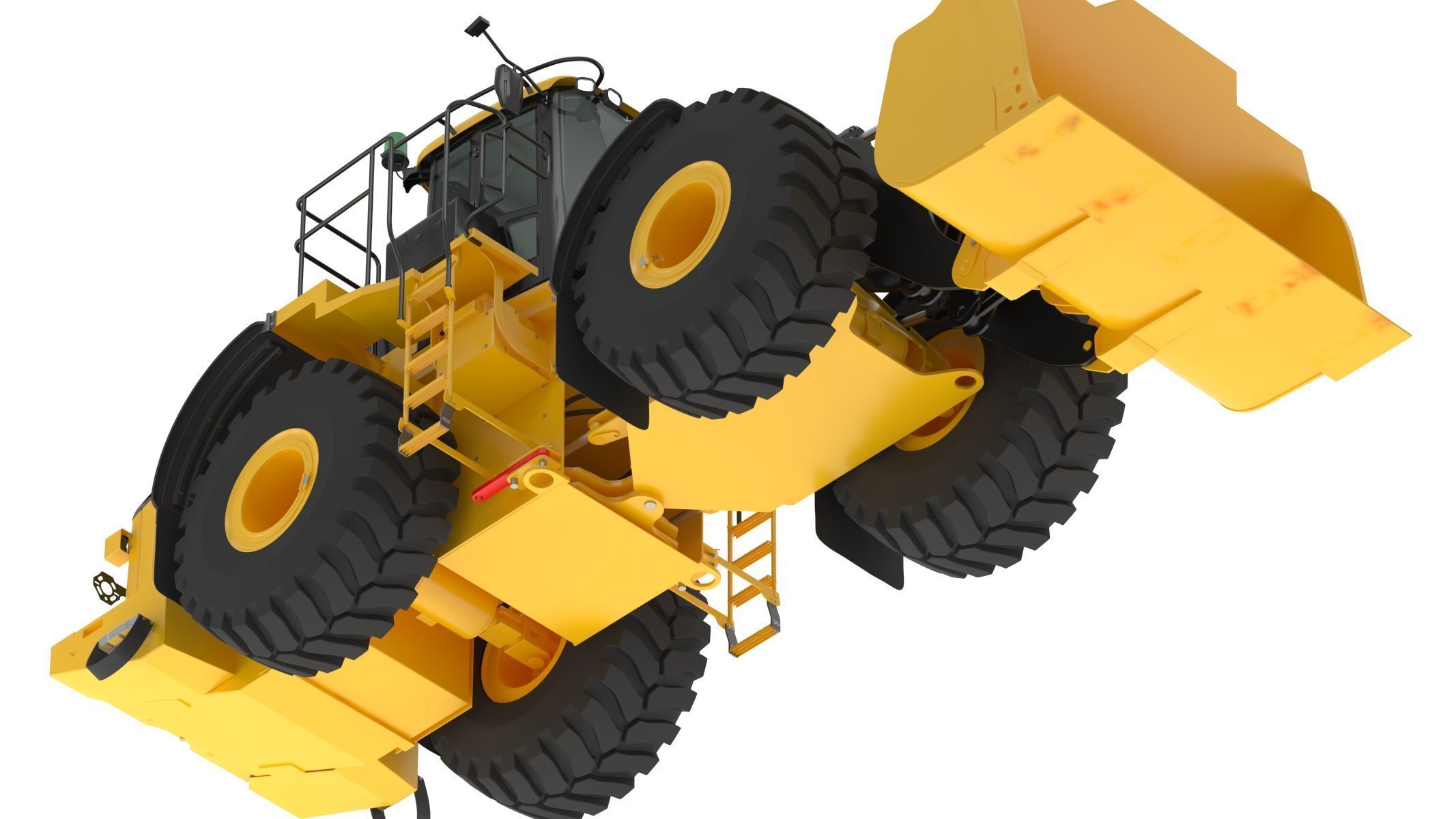 John Deere 844 P-Tier Wheel Loader 3D model_4