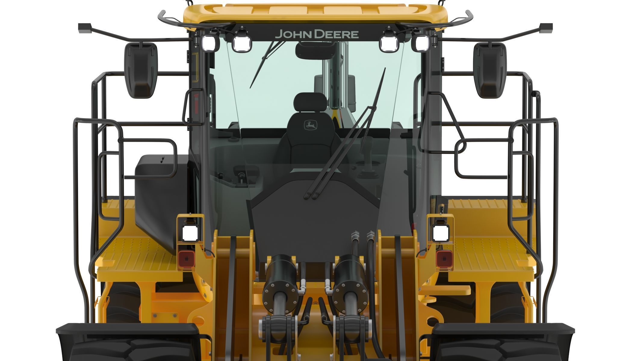 John Deere 844 P-Tier Wheel Loader 3D model_11