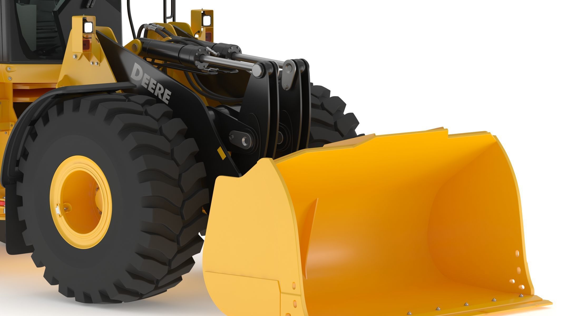 John Deere 844 P-Tier Wheel Loader 3D model_9