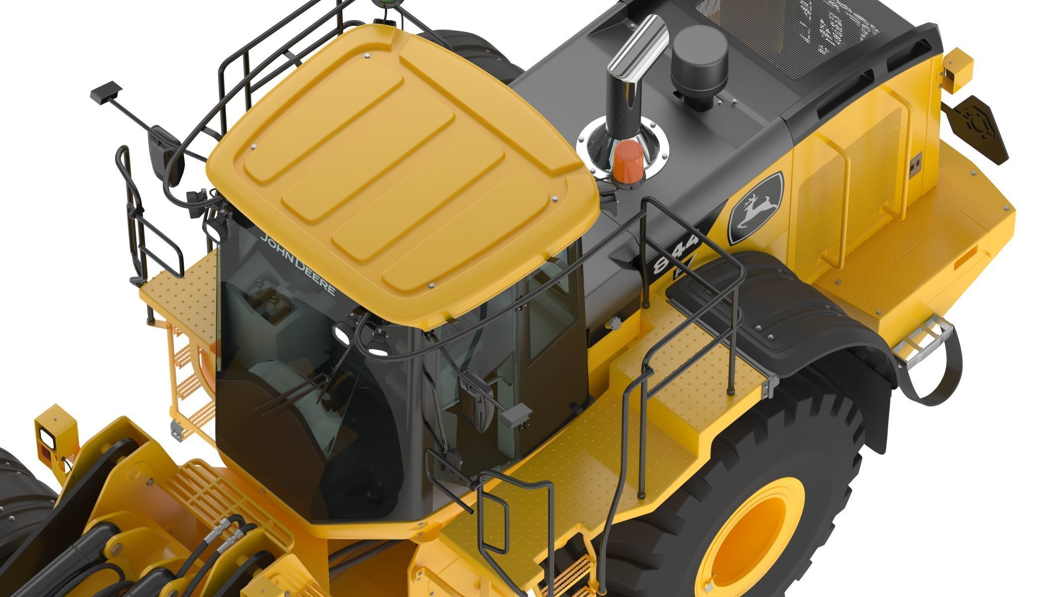 John Deere 844 P-Tier Wheel Loader 3D model_21