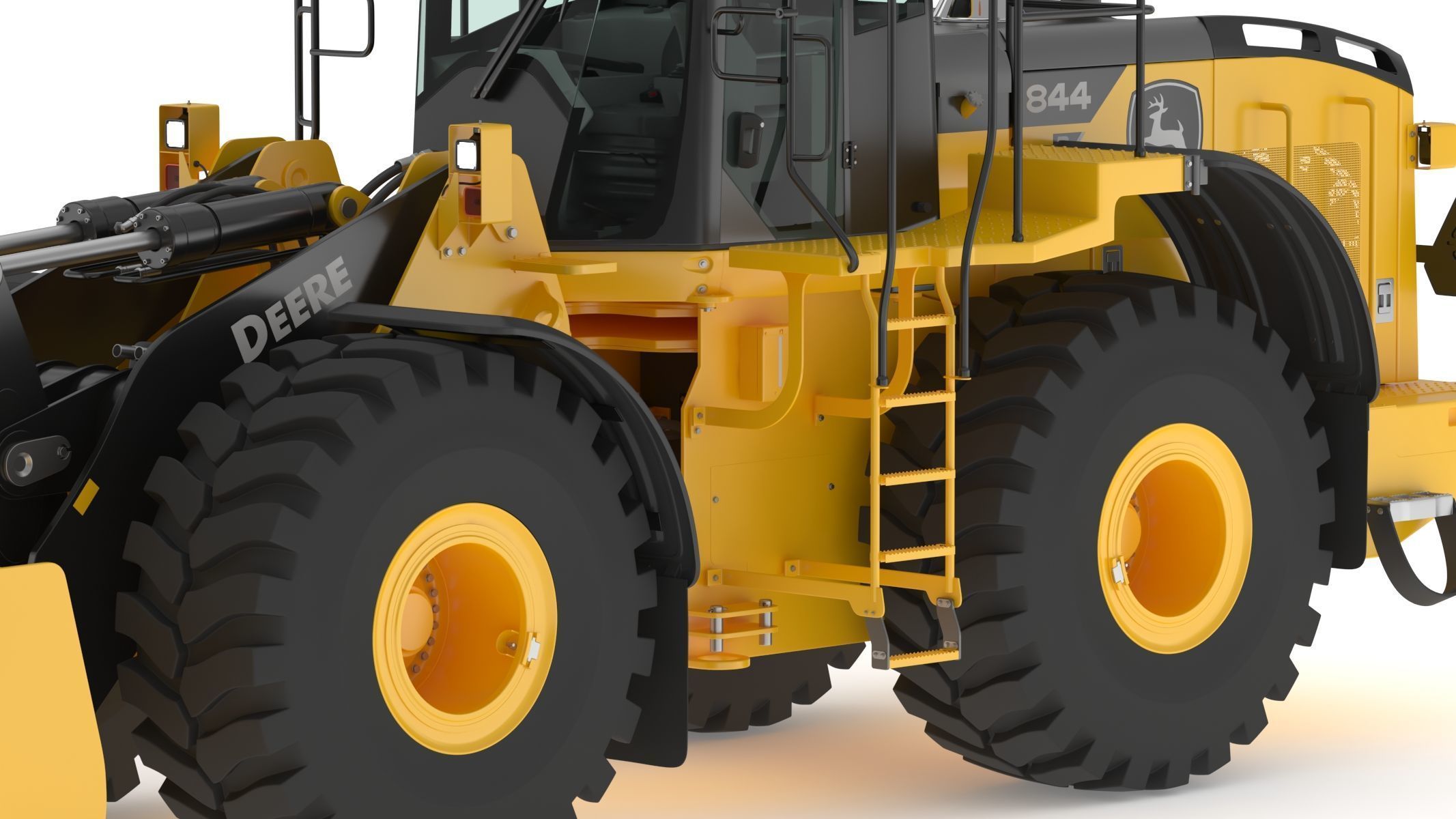John Deere 844 P-Tier Wheel Loader 3D model_15