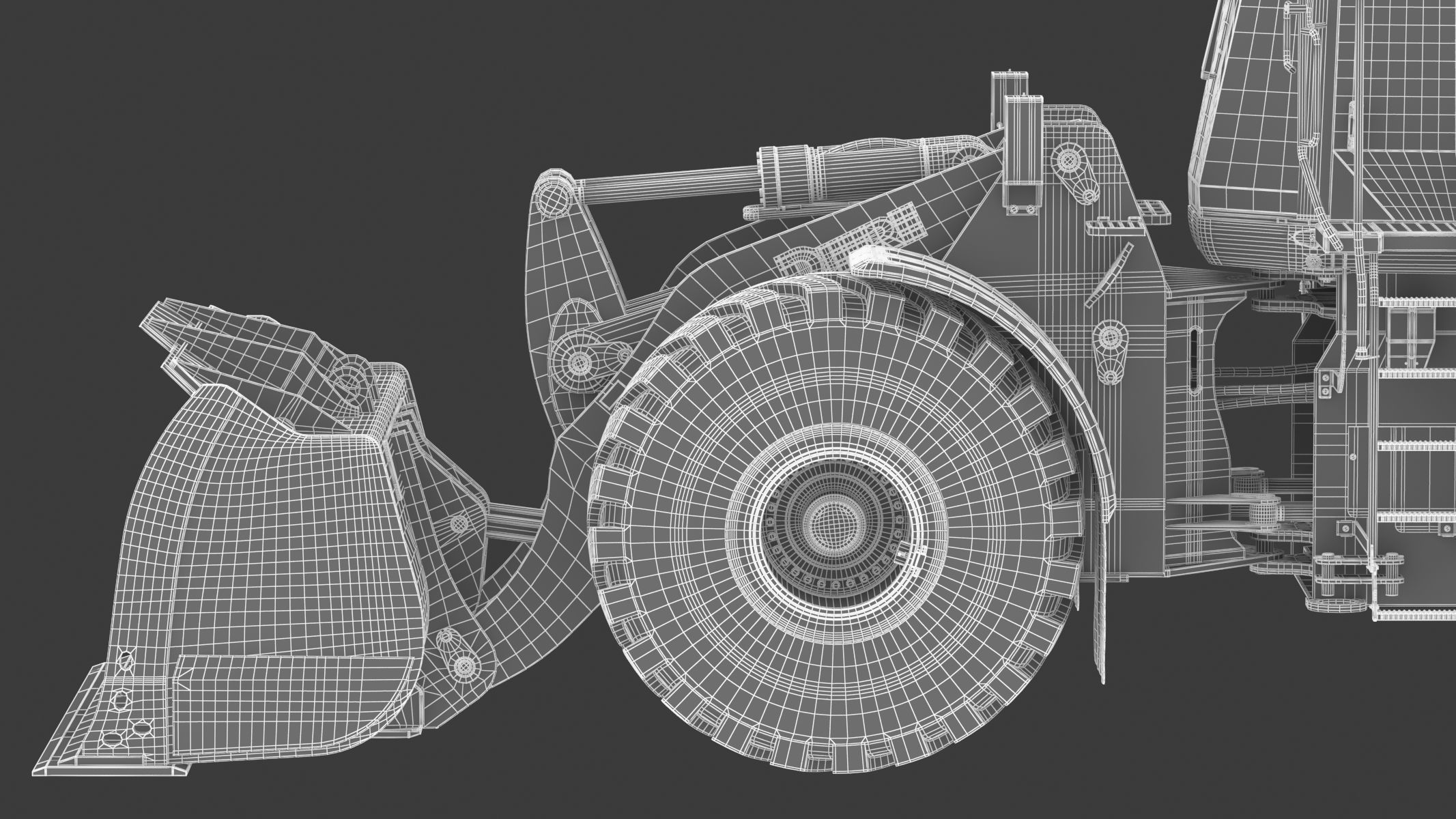 John Deere 844 P-Tier Wheel Loader 3D model_33