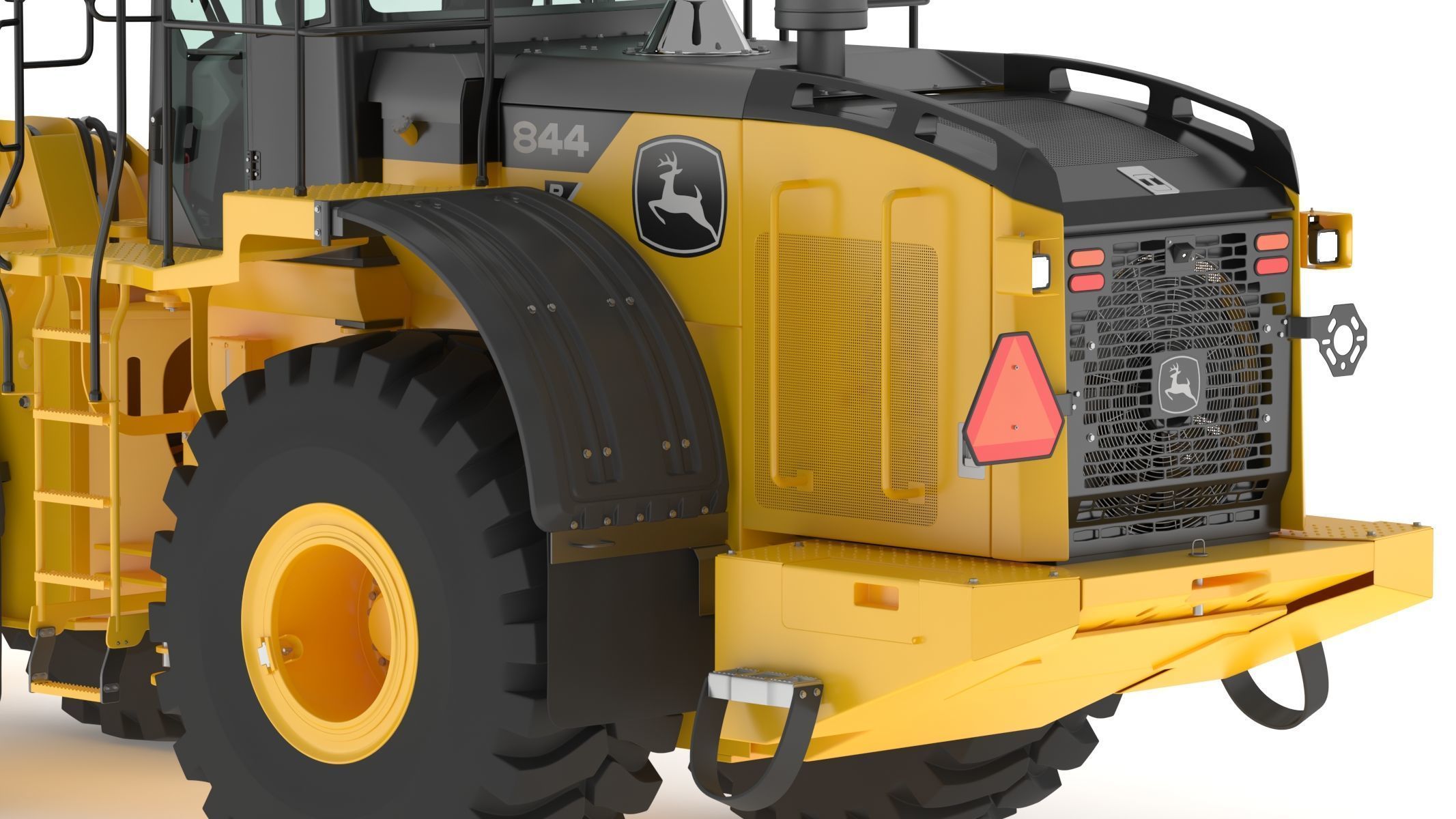 John Deere 844 P-Tier Wheel Loader 3D model_19