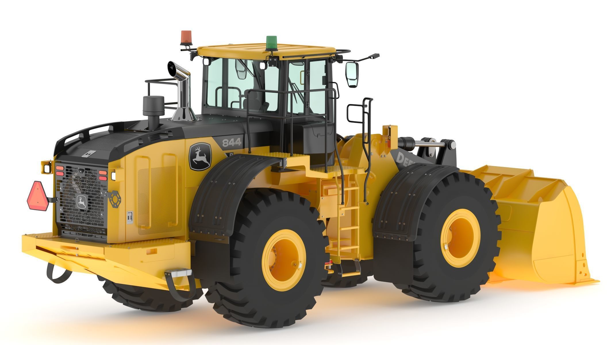 John Deere 844 P-Tier Wheel Loader 3D model_10