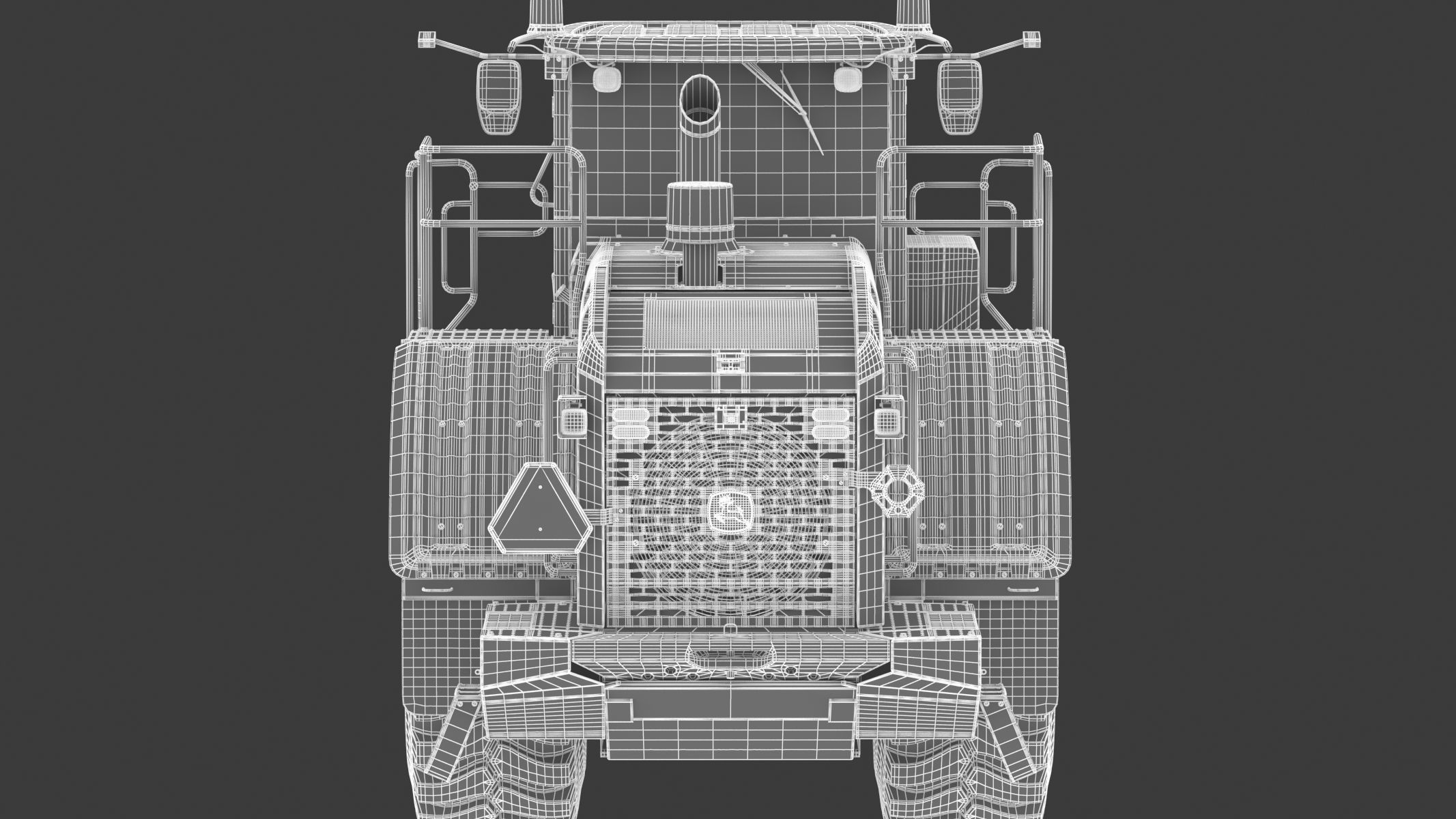 John Deere 844 P-Tier Wheel Loader 3D model_27
