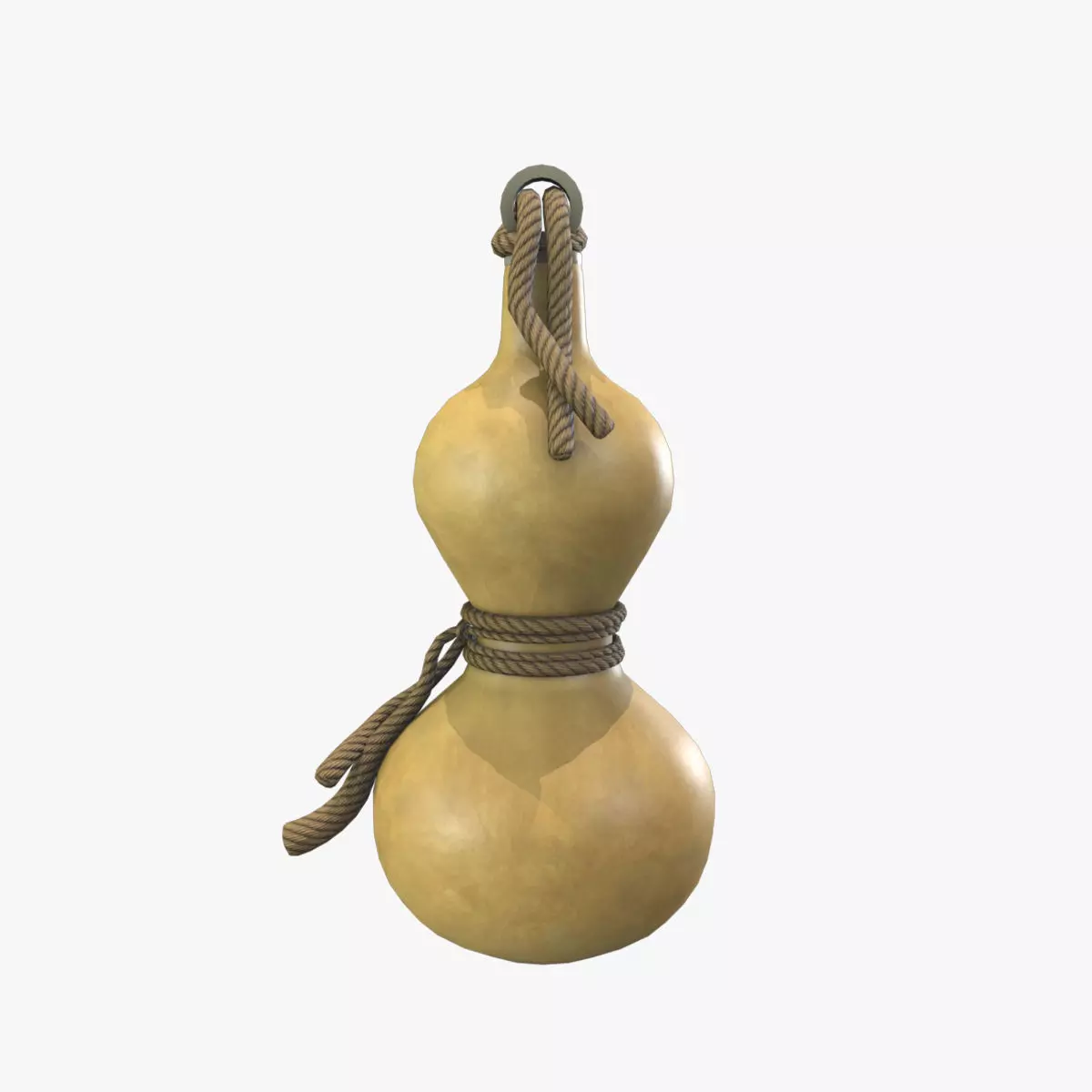 Medieval Ground Bottle Low-poly 3D model_0