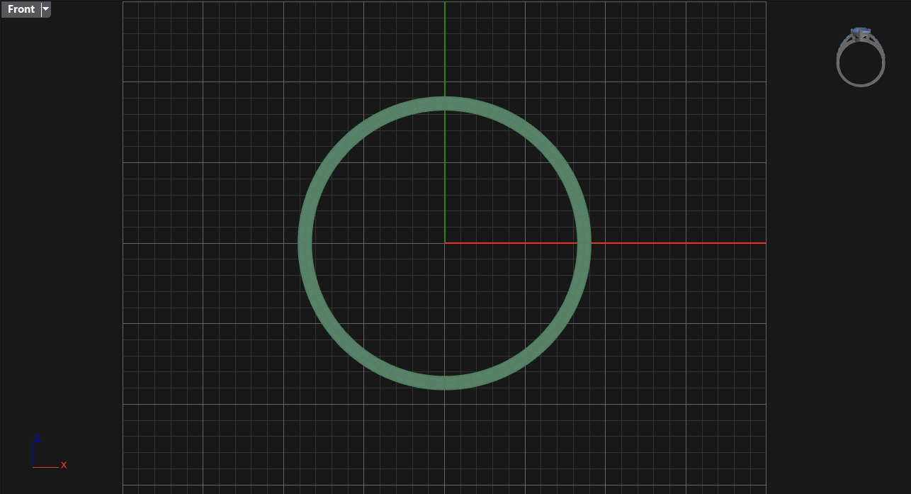 wide Ring 3D print model_7