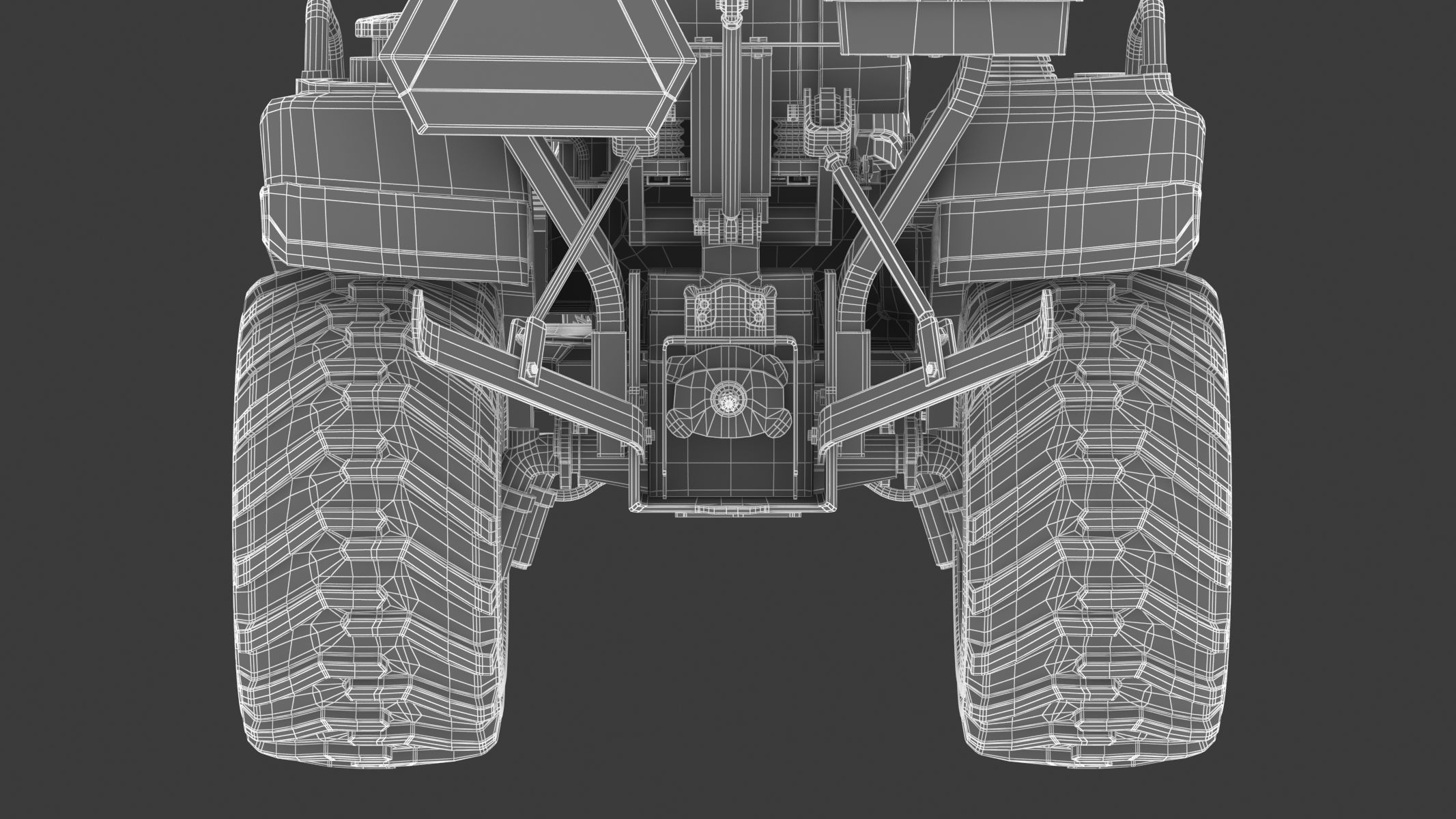 John Deere 1023E Sub-Compact Tractor 3D model_31