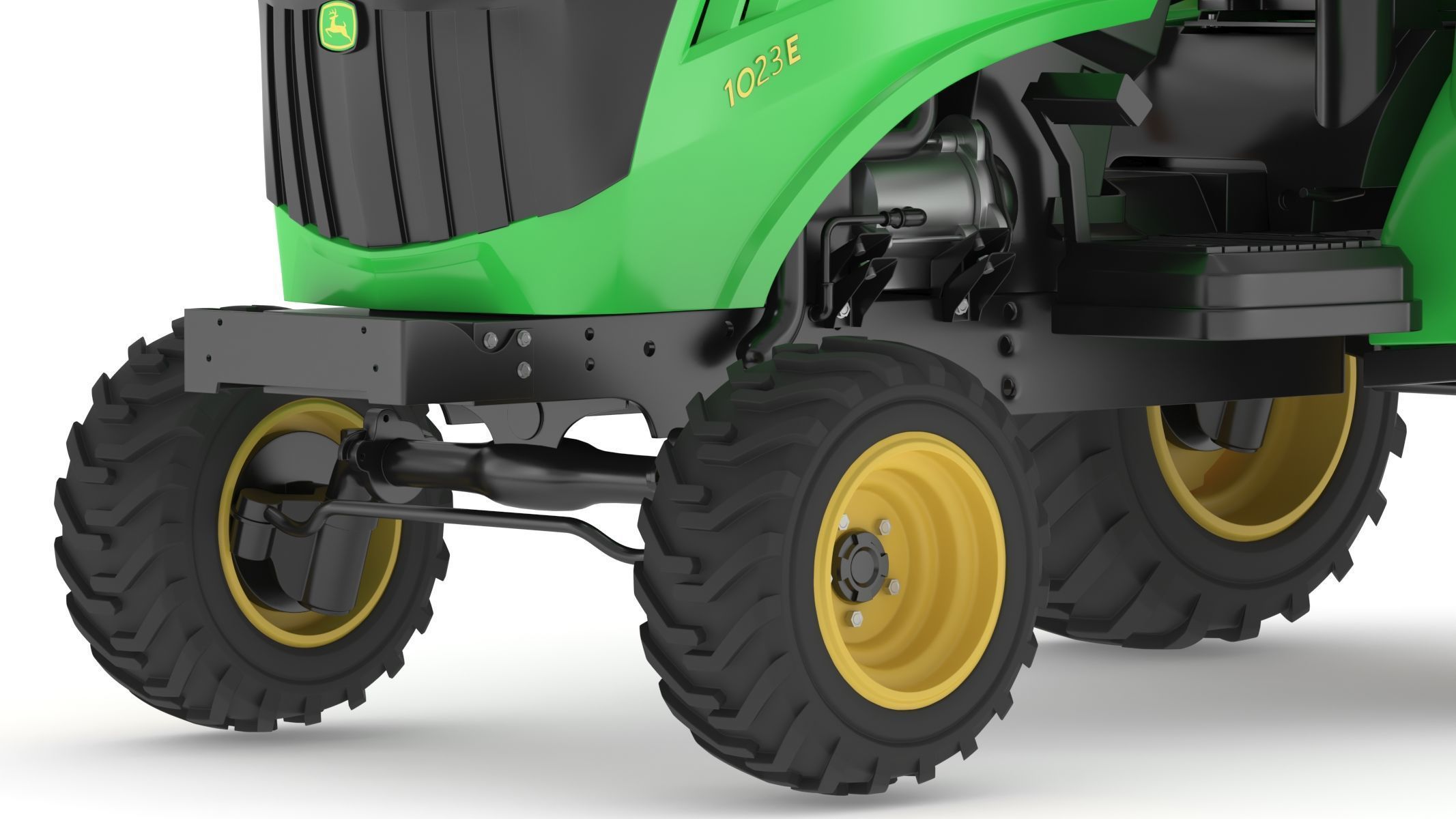 John Deere 1023E Sub-Compact Tractor 3D model_15