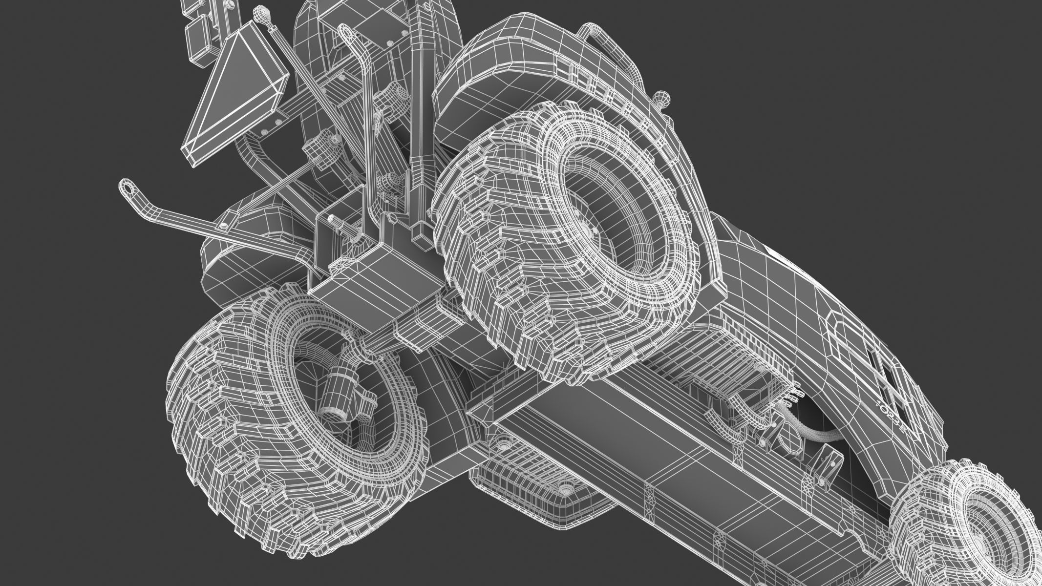 John Deere 1023E Sub-Compact Tractor 3D model_39