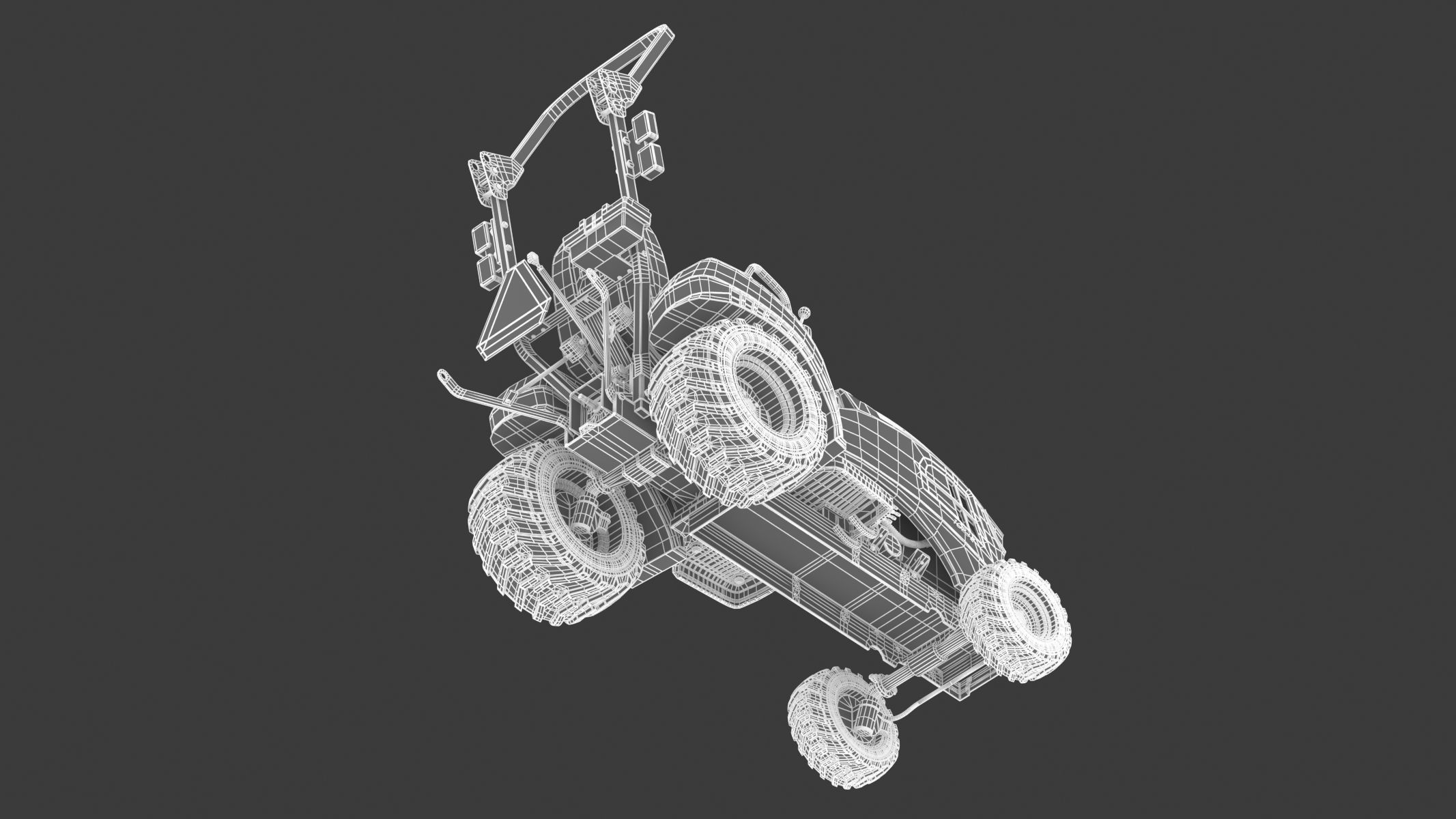 John Deere 1023E Sub-Compact Tractor 3D model_22