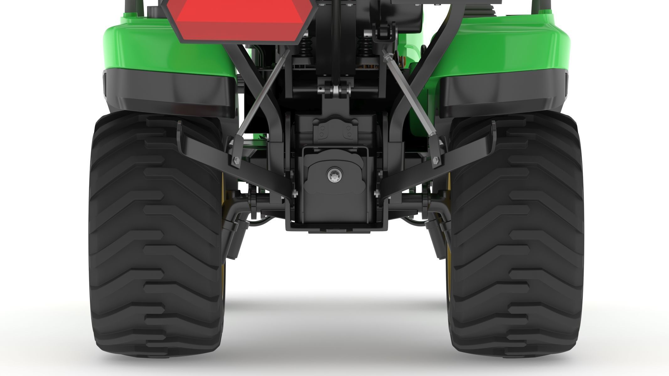 John Deere 1023E Sub-Compact Tractor 3D model_19
